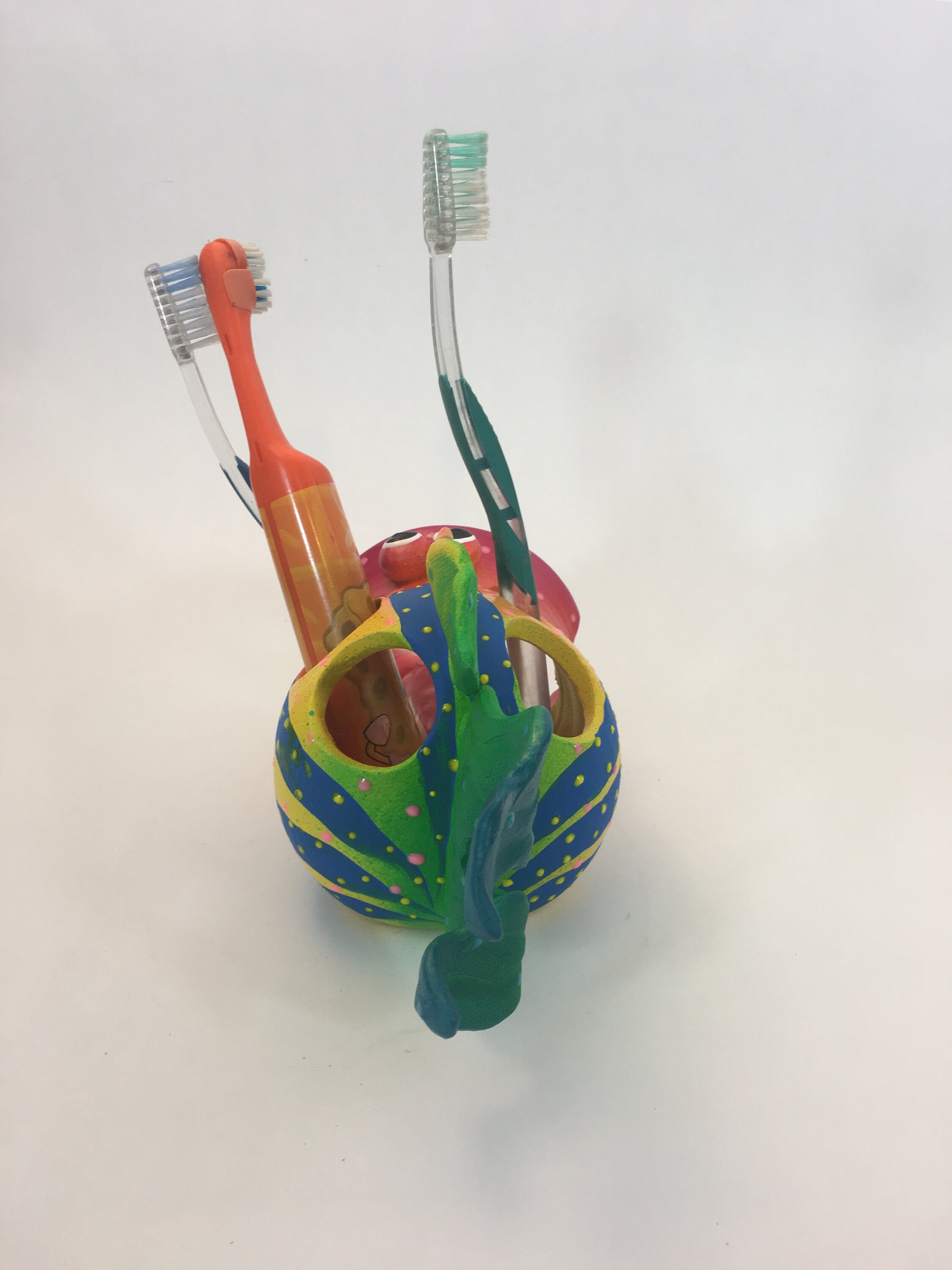 Kids Toothbrush holder,Children's Toothbrush Holder, Ocean,Under the