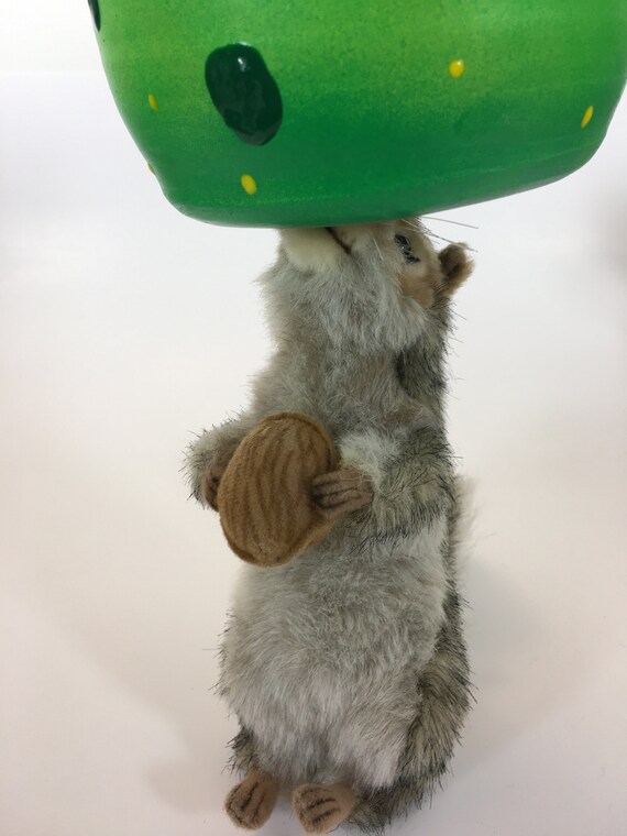 Funny Squirrel Feeder Alien Monster Squirrel Feedergarden Etsy