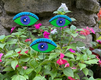 Halloween Eyeball Plant Markers Halloween  Decoration Alien Eyeball Fall home Accents Spooky Humor Decoration  Eyeball Orbs Optometry