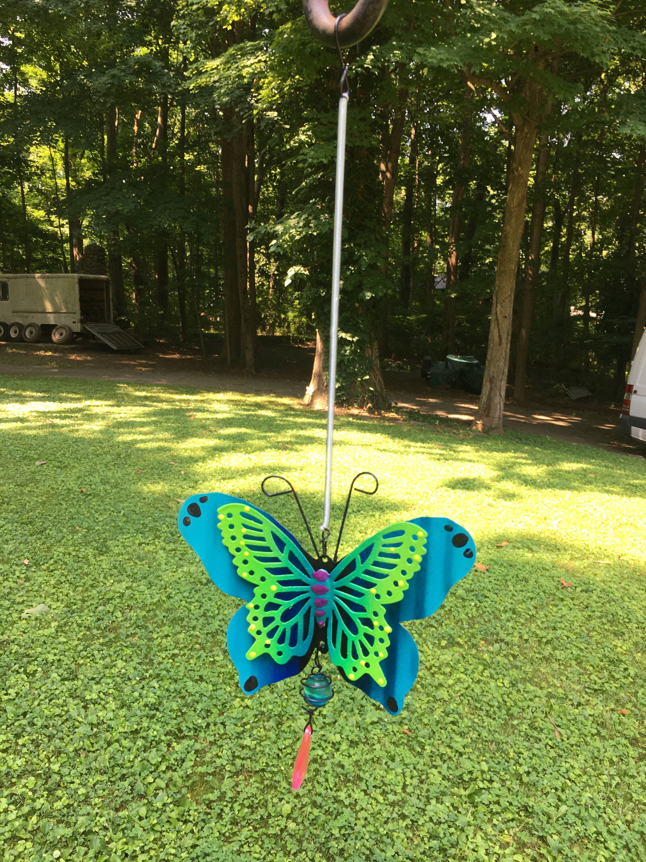 Hanging Butterfly Garden Suncatcher,Hanging suncatcher,Garden Decor