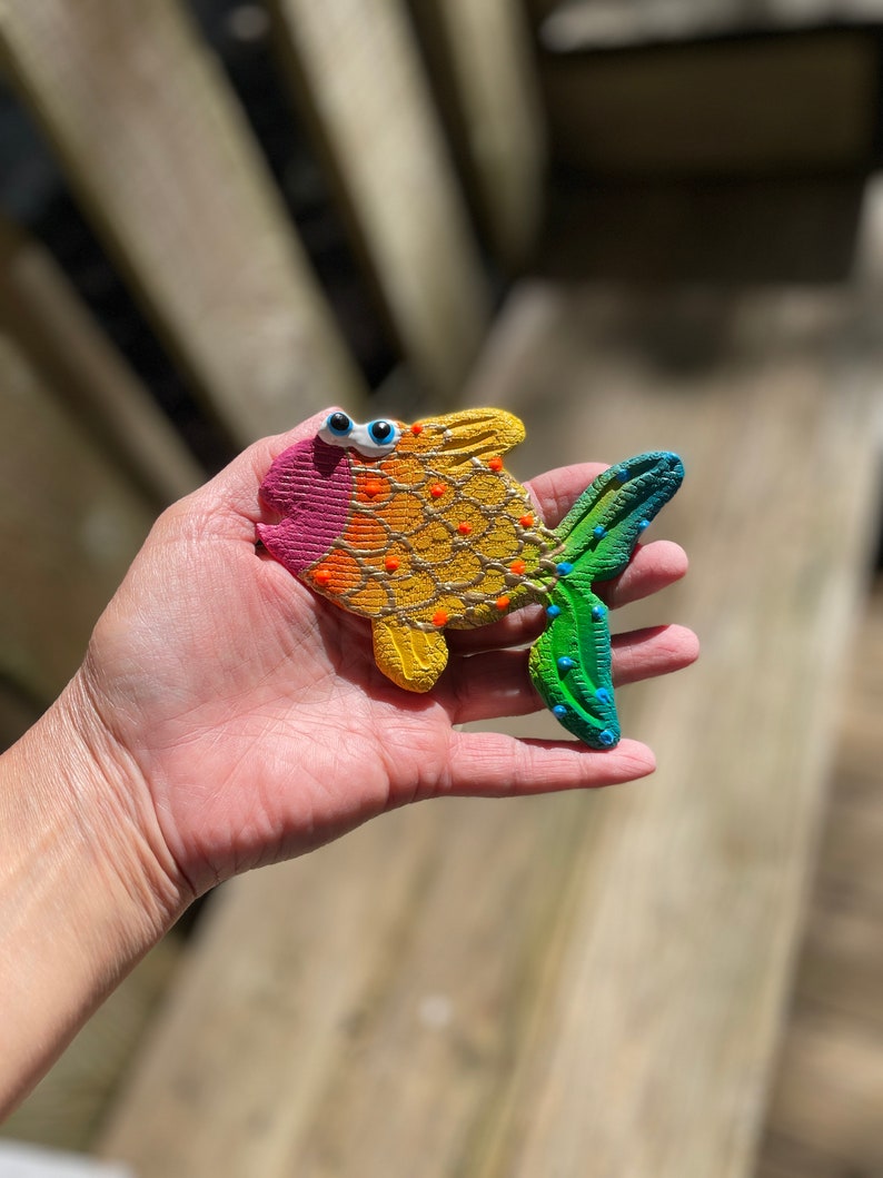 Fish Wall Decorfish Wall Art Beach House Decor Lake House Etsy