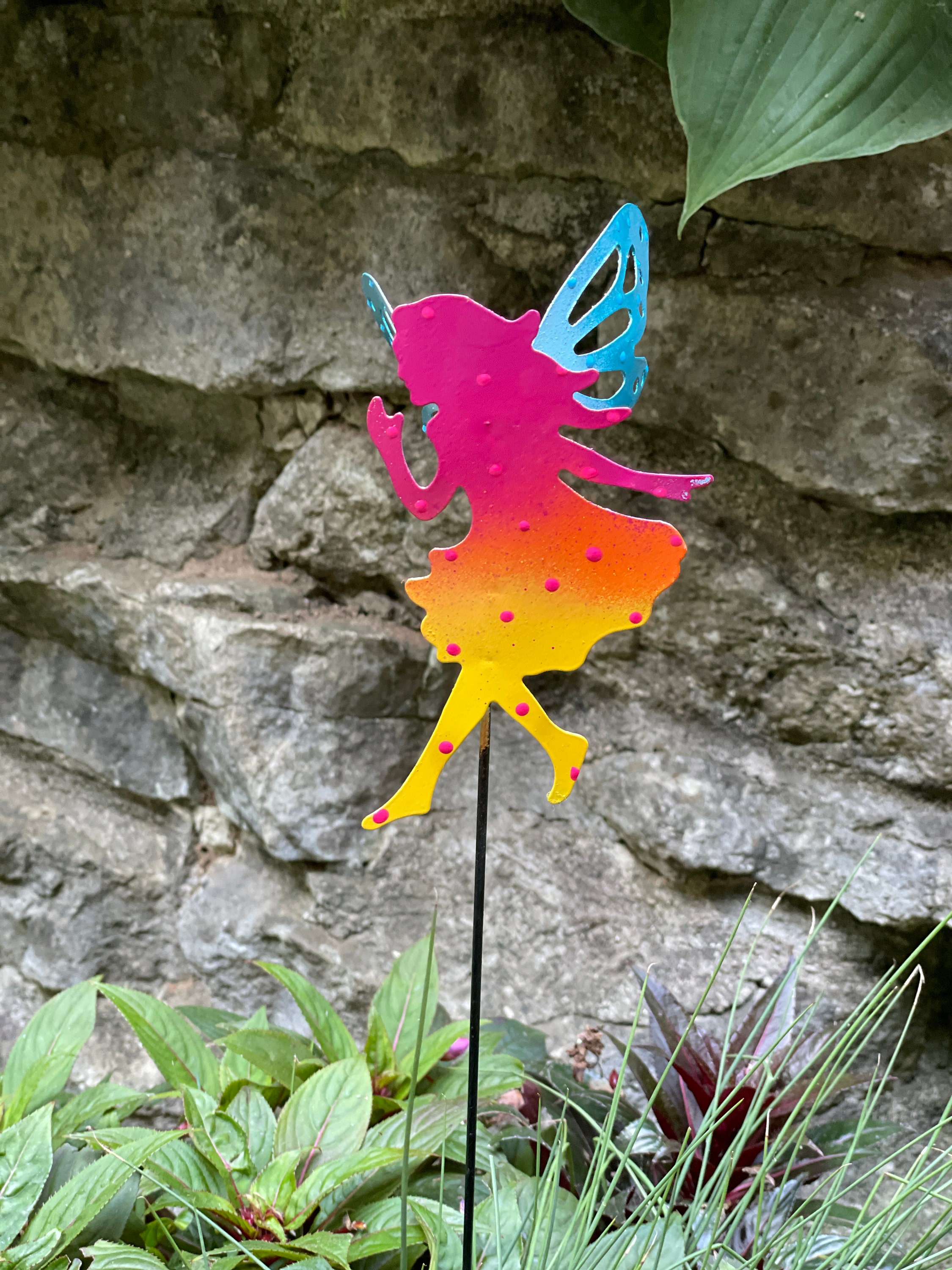 Metal Fairy Garden Stake,Garden Fairy Gifts, Garden Stake, Fairy Art