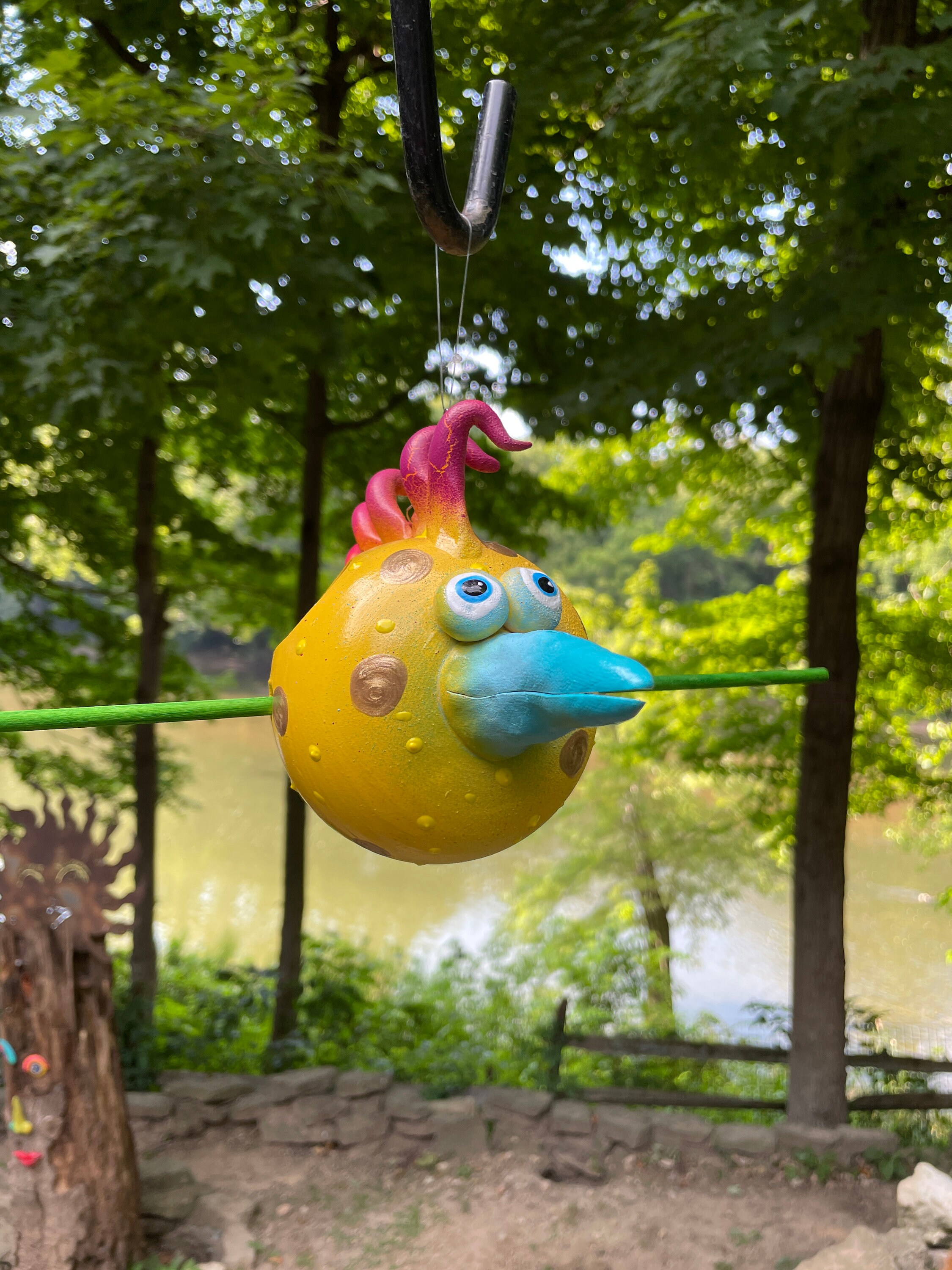 Birdfeeder Outdoor Bird Feeder Garden Decor Ceramic Bird Feeder