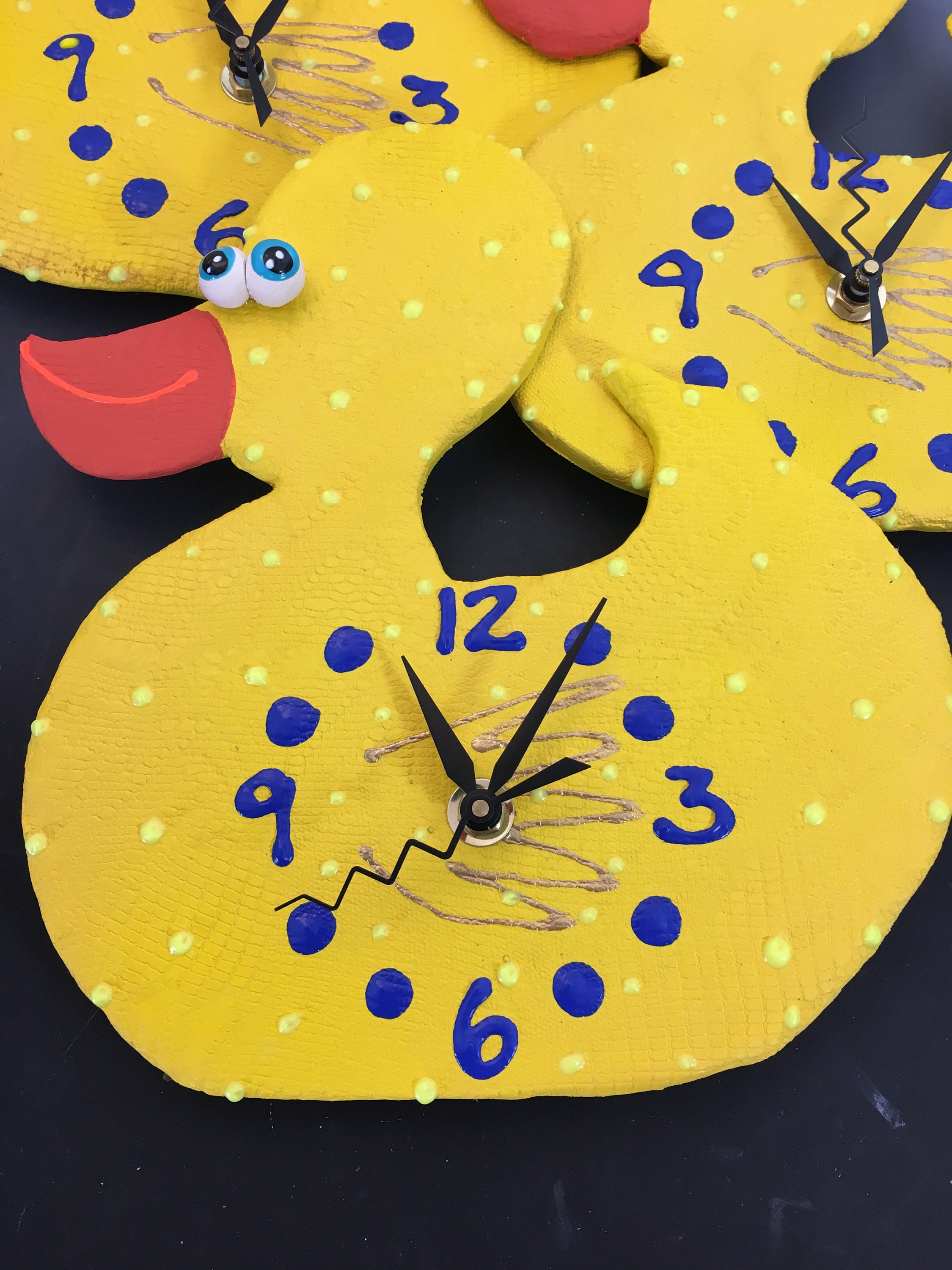 Special Order for Wendy,Kids Clock, Rubber Duck, Duck Wall Clock