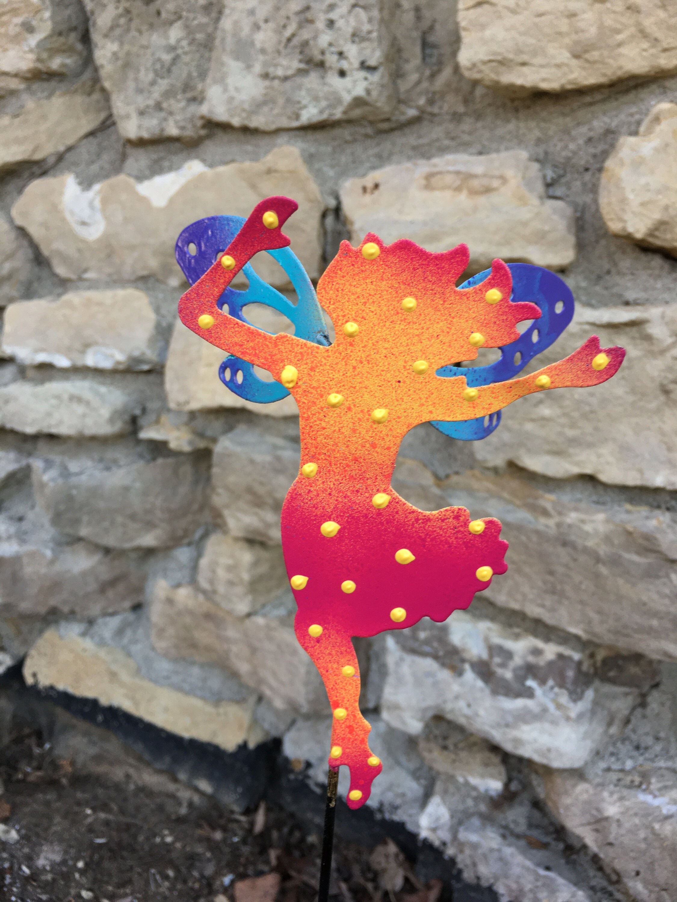 Metal Fairy Garden Stake,Garden Fairy Gifts, Garden Stake, Fairy Art