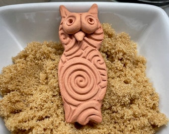 Brown Sugar Saver Owl Sugar Saver Kitchen Gift Sugar Softener Disk Baker's Gift Food prep  Essential Oil Diffuser Funny Gift Owl Lover