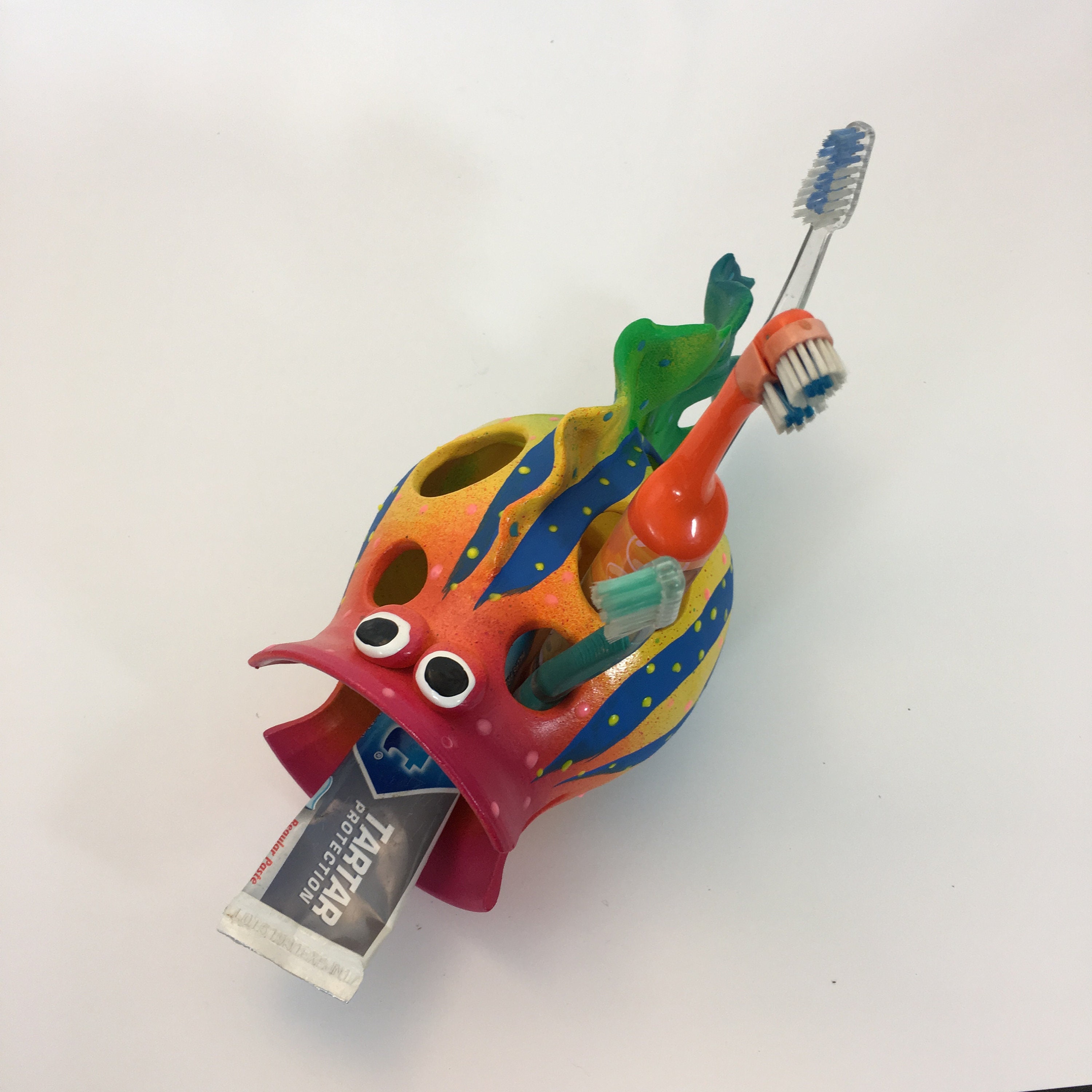 Kid's toothbrush Holder, Fish Toothbrush Holder,Beach Theme, Underwater