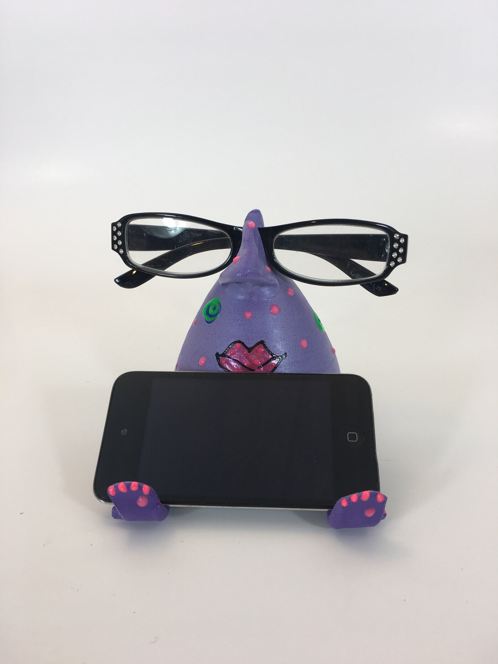 IPHONE STANDEYE GLass Holder Cell Phone Desk StandWomen Etsy