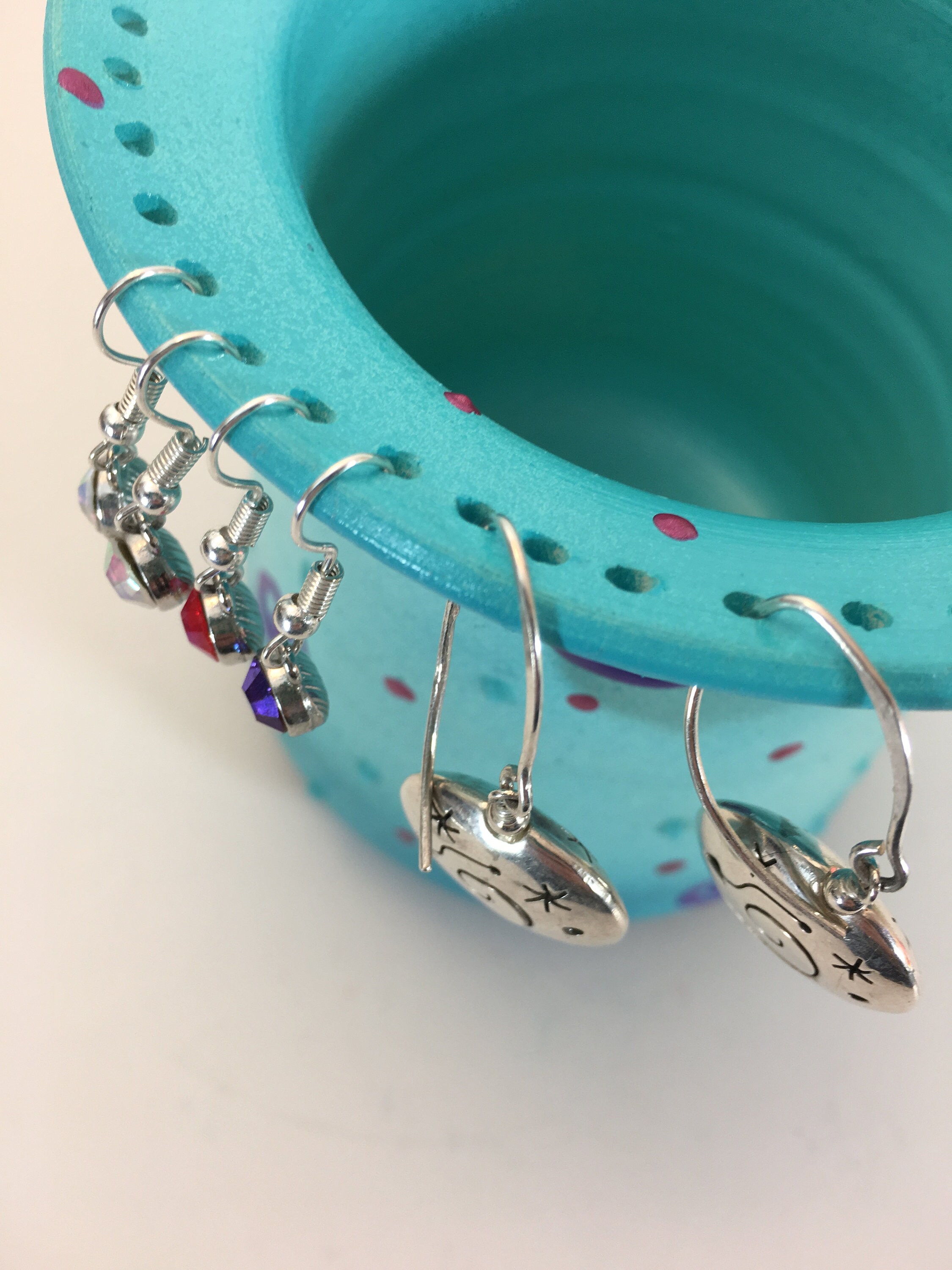 Jewelry Holder,Earring Holder,Display, Unique,Ceramic Vanity Stand