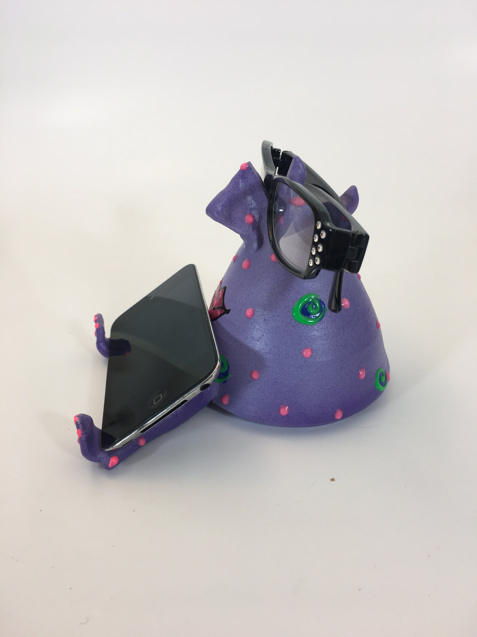 IPHONE STANDEYE GLass Holder Cell Phone Desk StandWomen Etsy