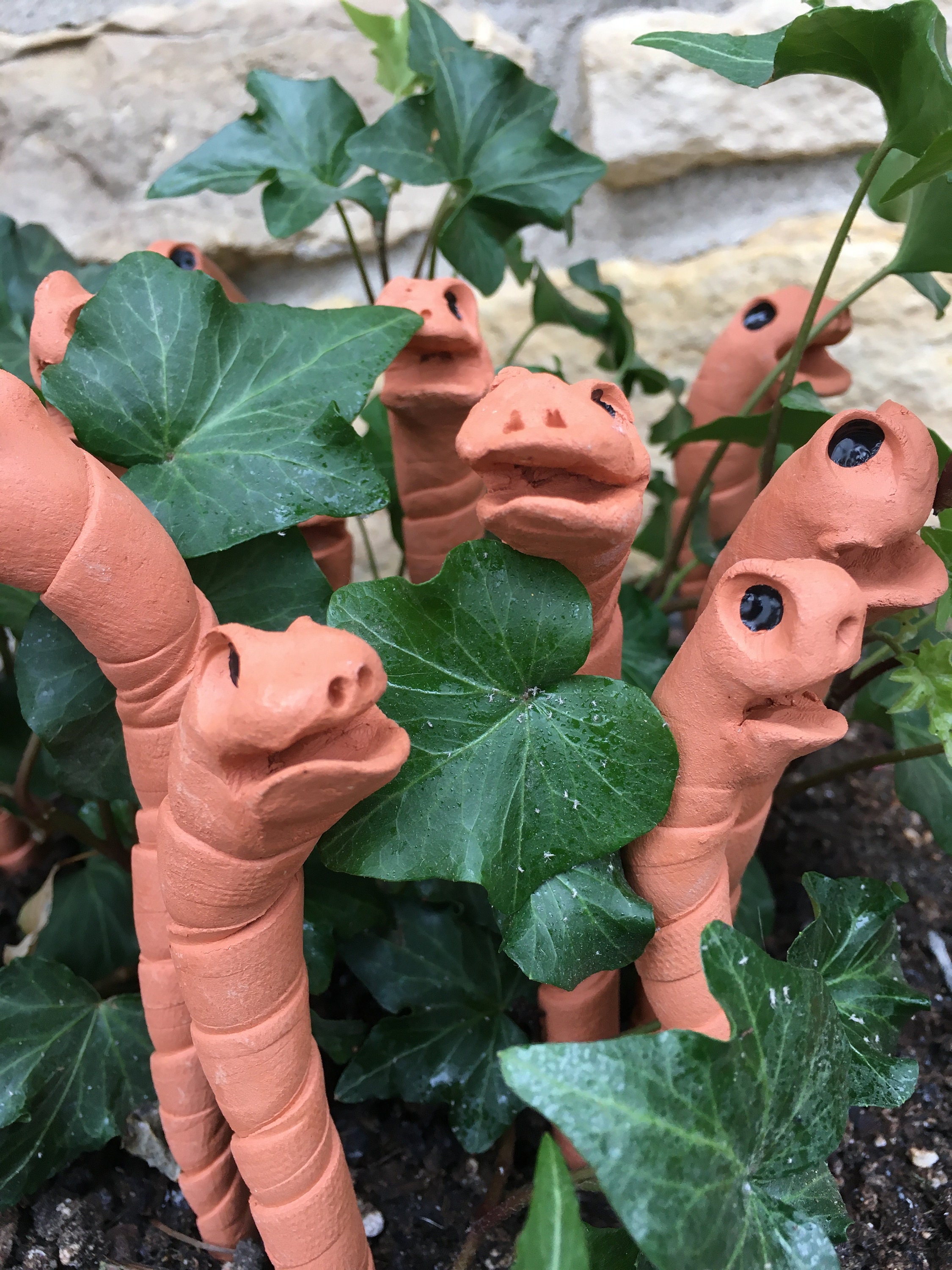 Worms for your Garden,Water Sensor Worm,Garden Worm Decoration, Potted