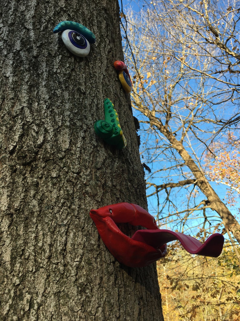 Bird Feeder Tree Face Bird Feeder Decoration Squirrel Feeder Etsy