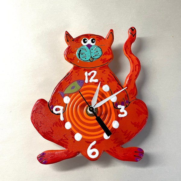 Kit Cat Clock Etsy
