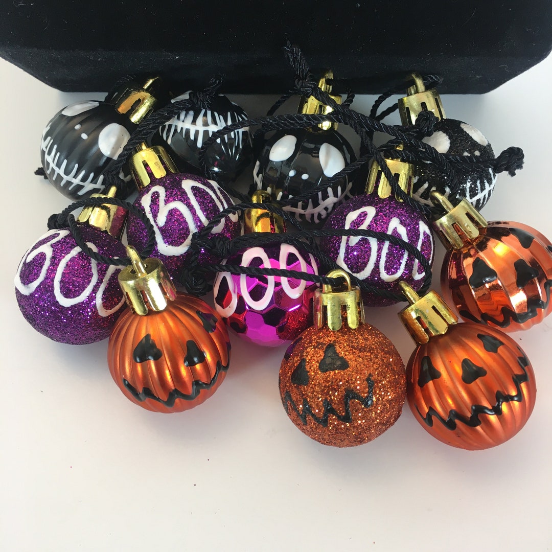 12 Halloween Ornaments spooky Home Decor Ornamentshalloween - Etsy