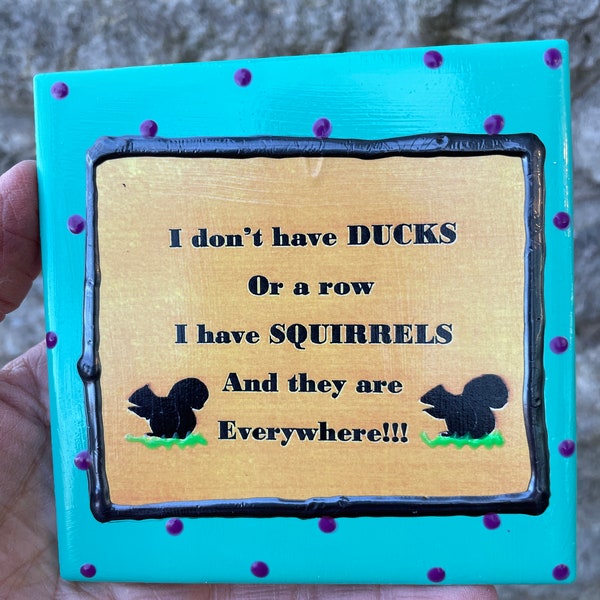 Funny Slogan Do Not Have Ducks Or A Row Have Squrrels At A Rave