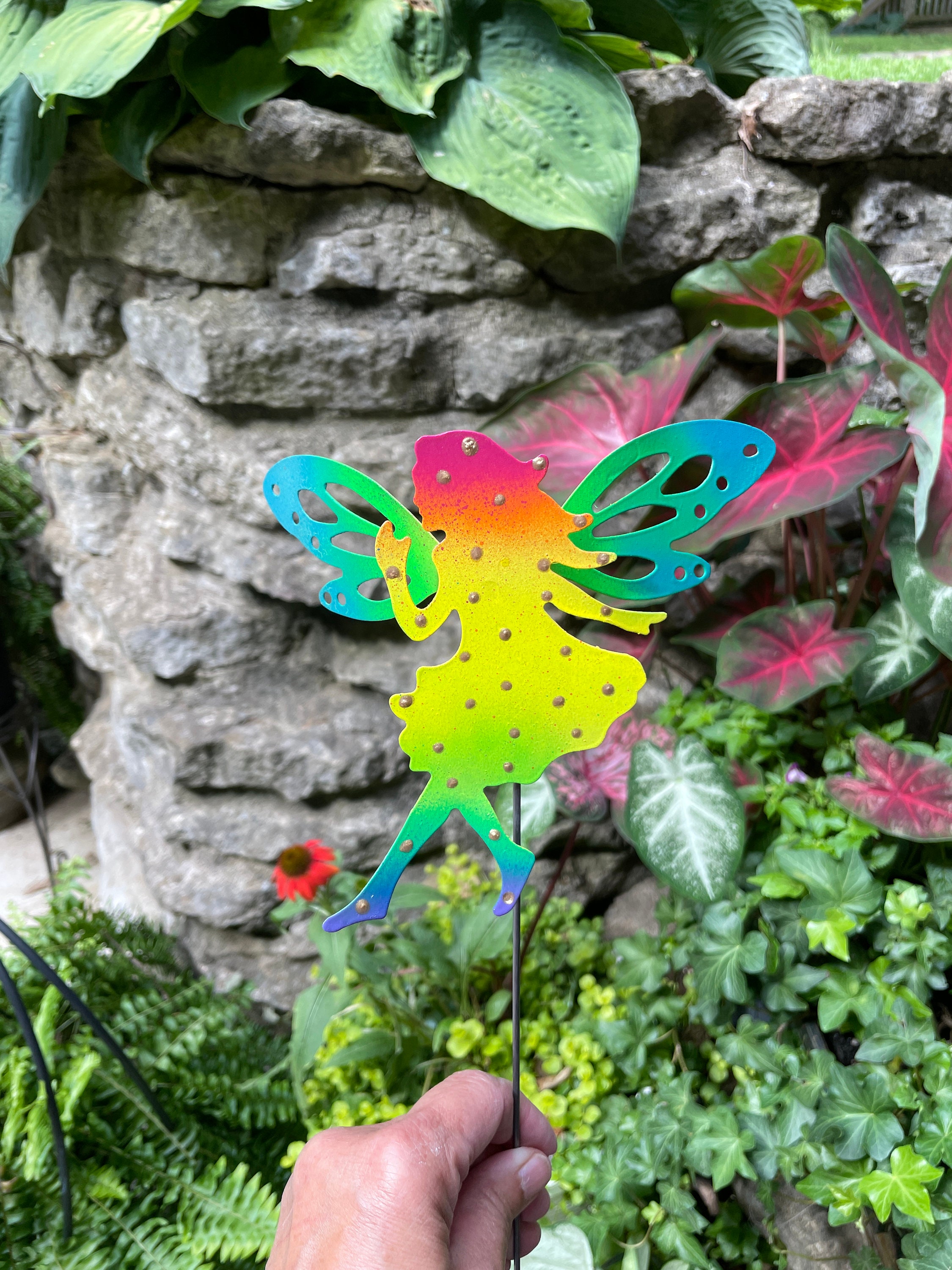 Metal Fairy Garden Stake,Fairy Garden Gift,Fairy Art Fairy Garden,Gift