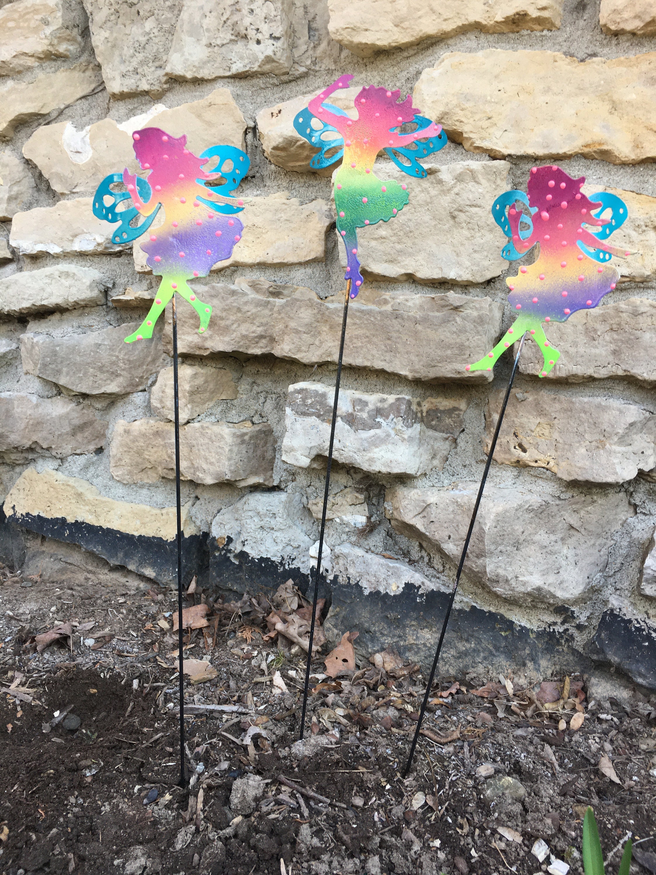 Metal Fairy Garden Stake,Garden Fairy Gifts, Garden Stake, Fairy Art