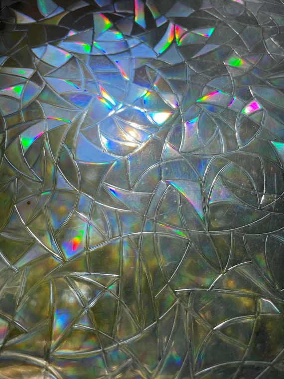 Rainbow color Holographic window Film Decoration Gift Acrylic Sticker