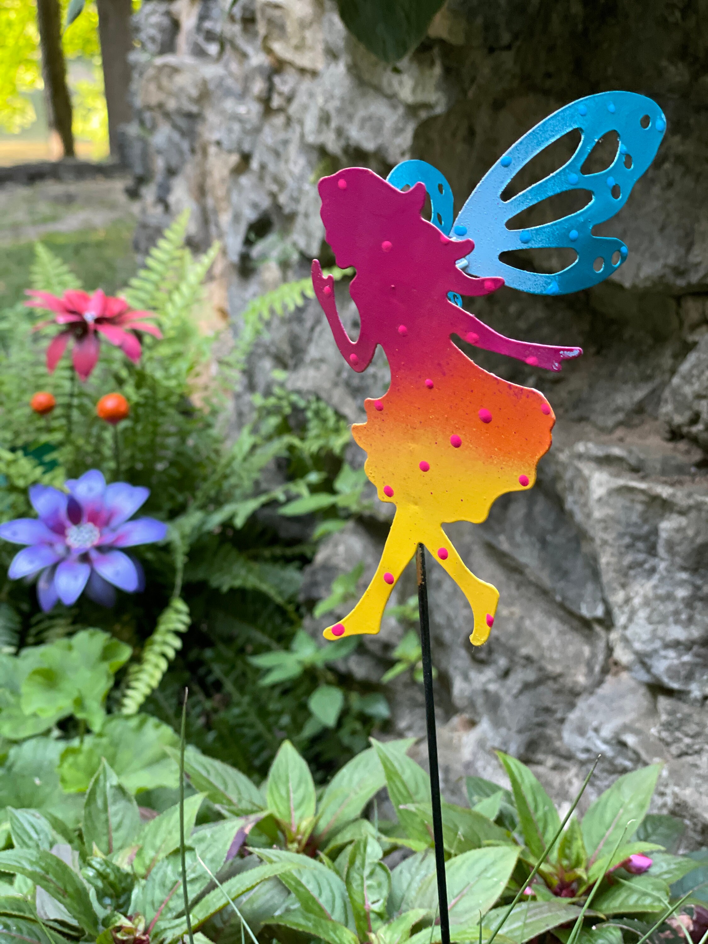 Metal Fairy Garden Stake,Garden Fairy Gifts, Garden Stake, Fairy Art