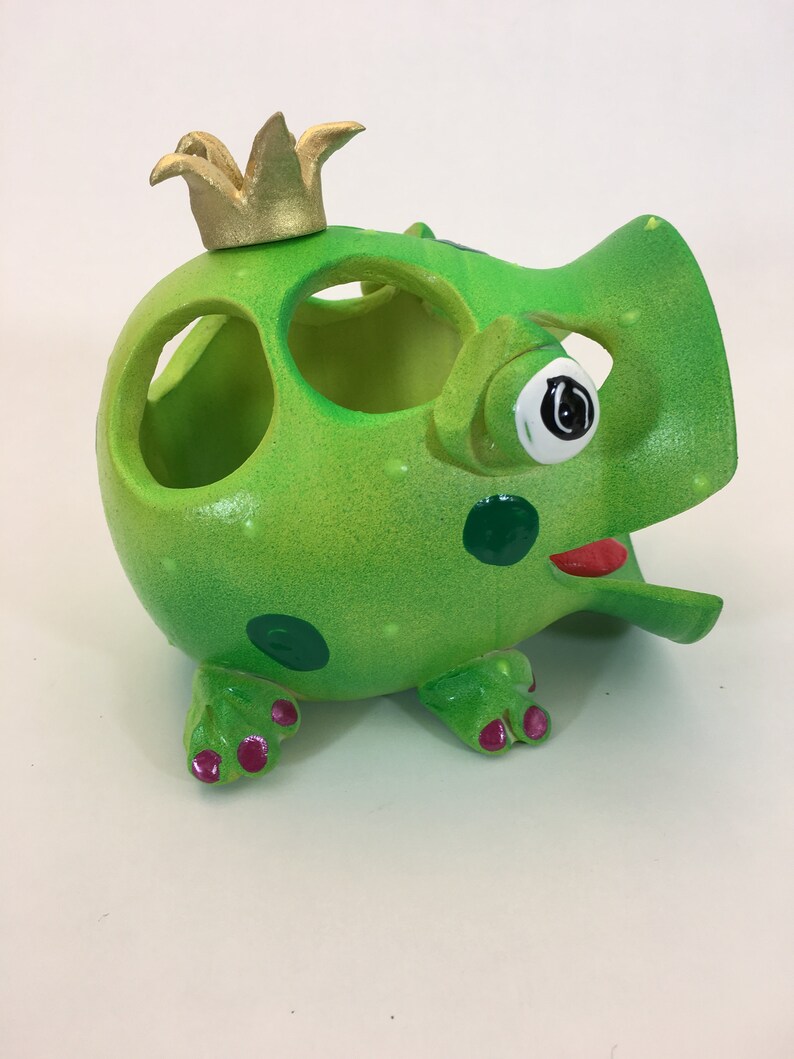 Whimsical Frog Toothbrush HolderKid's Toothbrush Holder Etsy