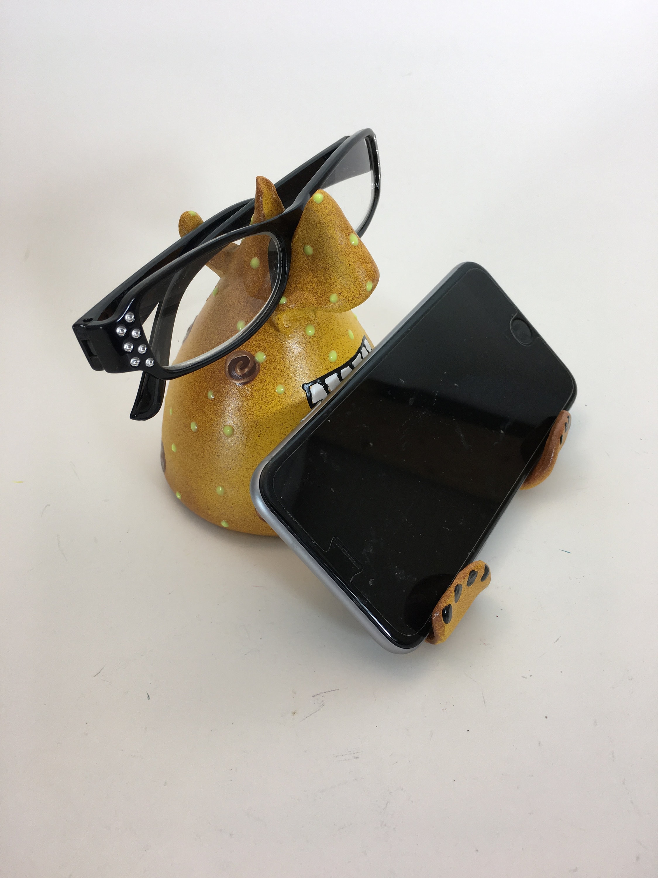 IPHONE STANDEYE GLass Holder ,Cell Phone Desk Stand,Women Gift