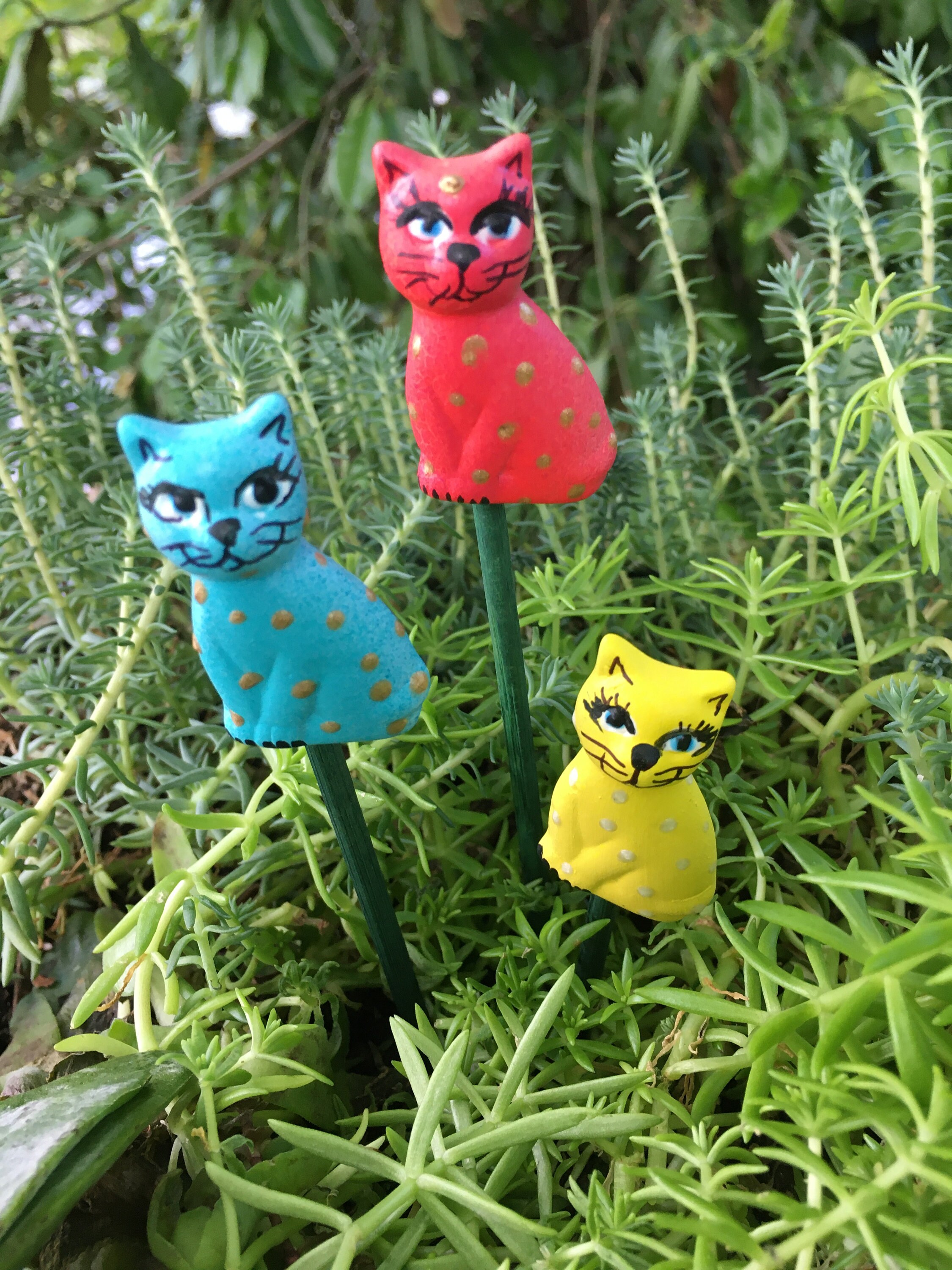 Cat Garden Stakes,Yard Art, Great Gift,Lawn decor,Outdoor garden Stake