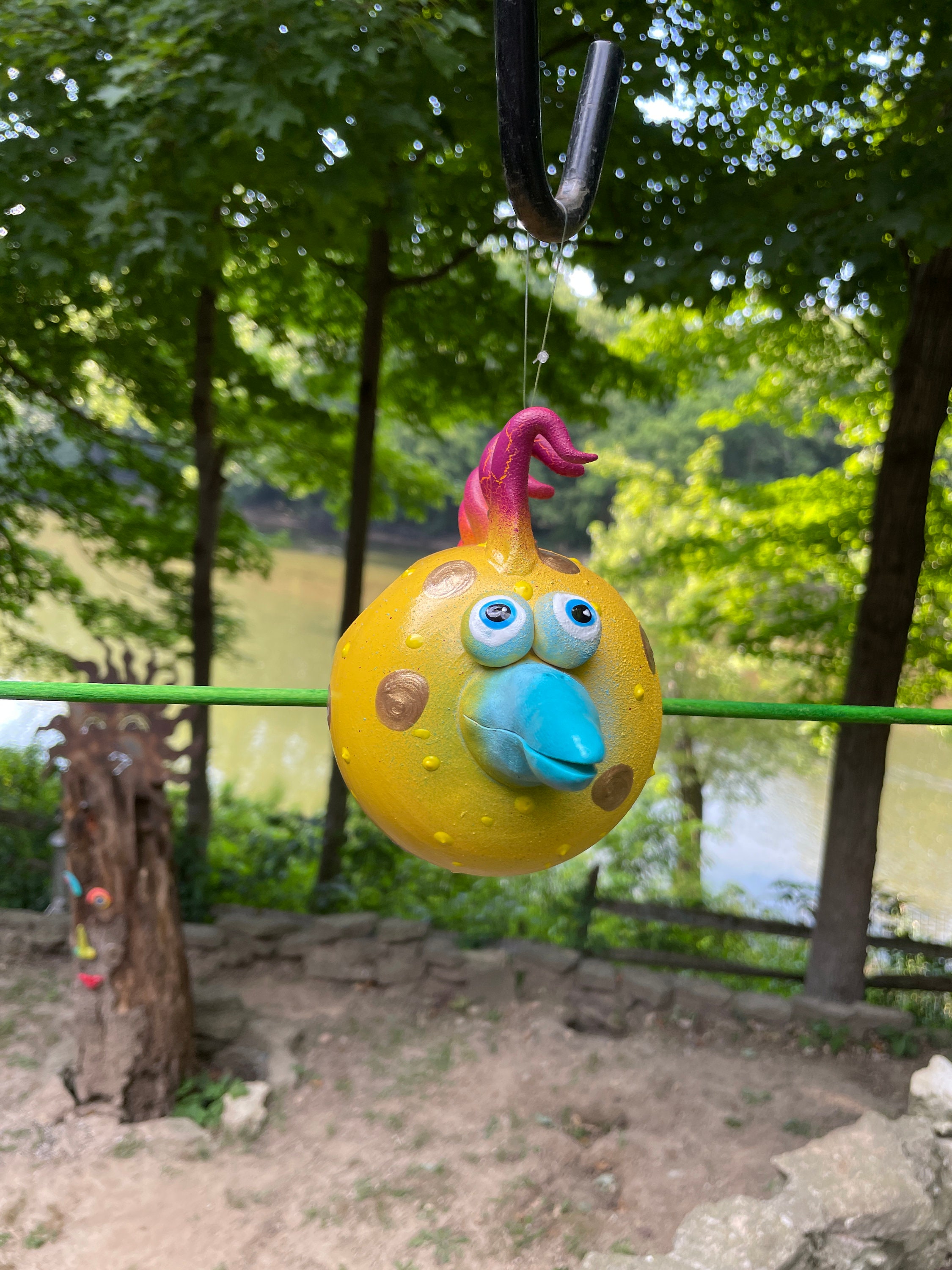 Birdfeeder Outdoor Bird Feeder Garden Decor Ceramic Bird Feeder