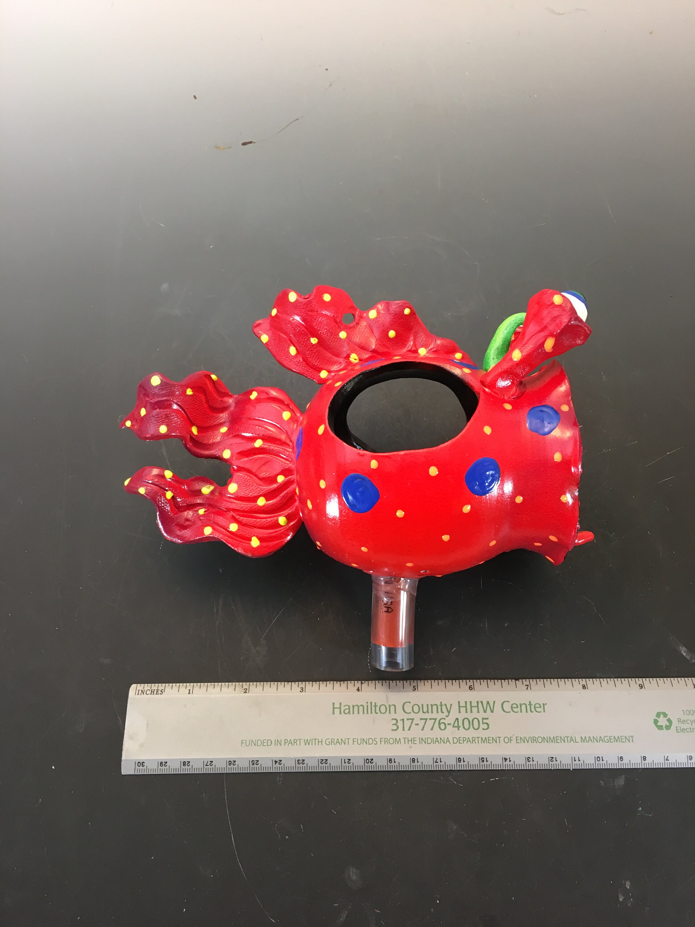 Bird Feeder, Ceramic Funky Blowfish Bird House Garden ...