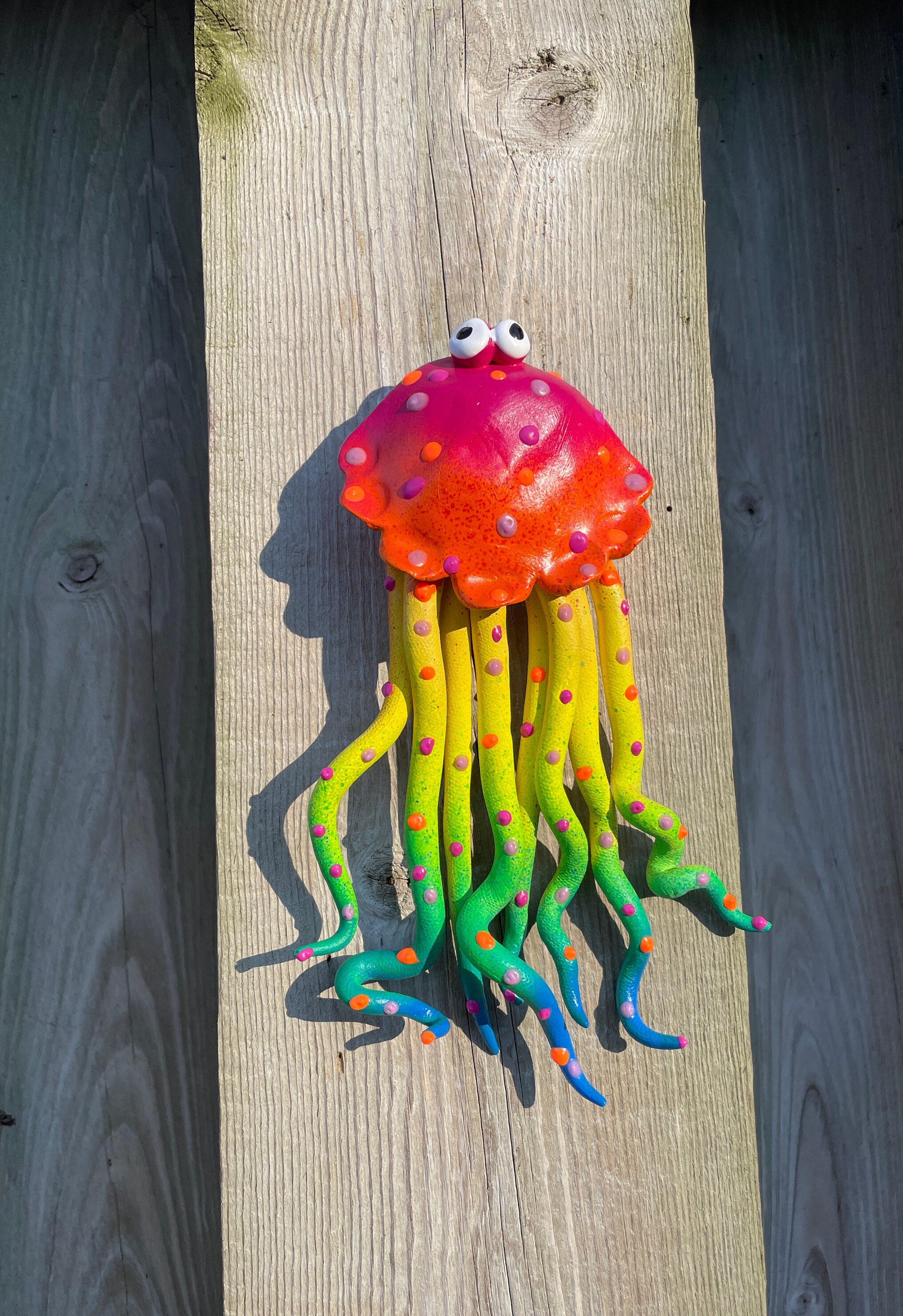 Jellyfish Wall Art,Jellyfish Art, Octopus decoration, Coastal decor