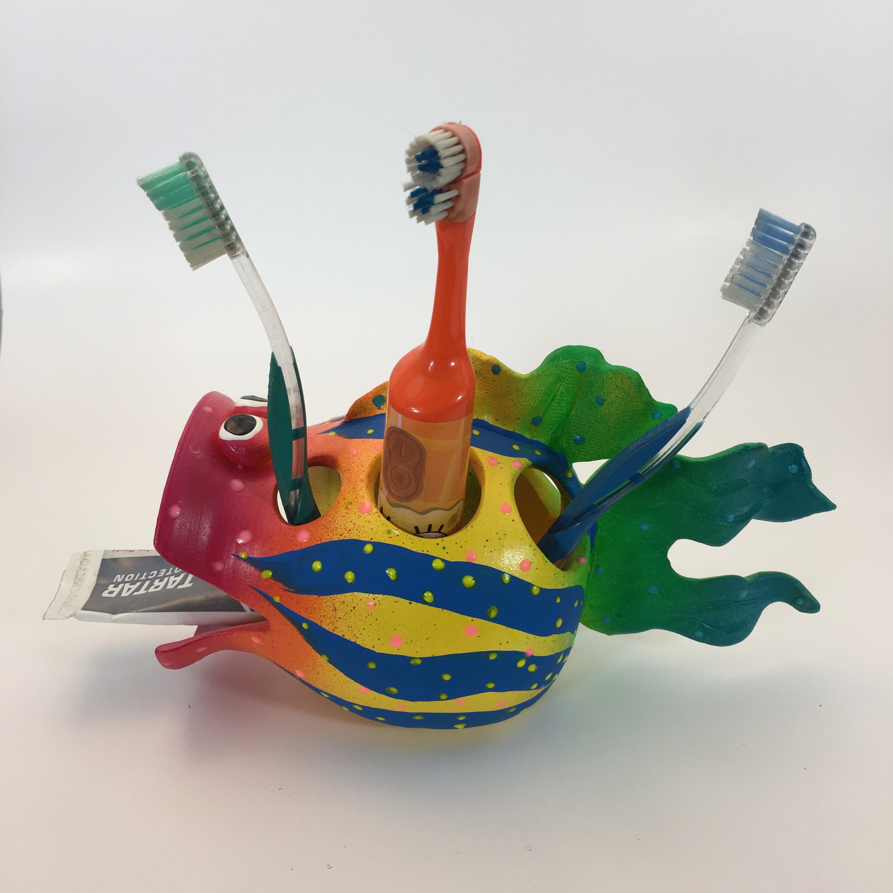 Kid's toothbrush Holder, Fish Toothbrush Holder,Beach Theme, Underwater