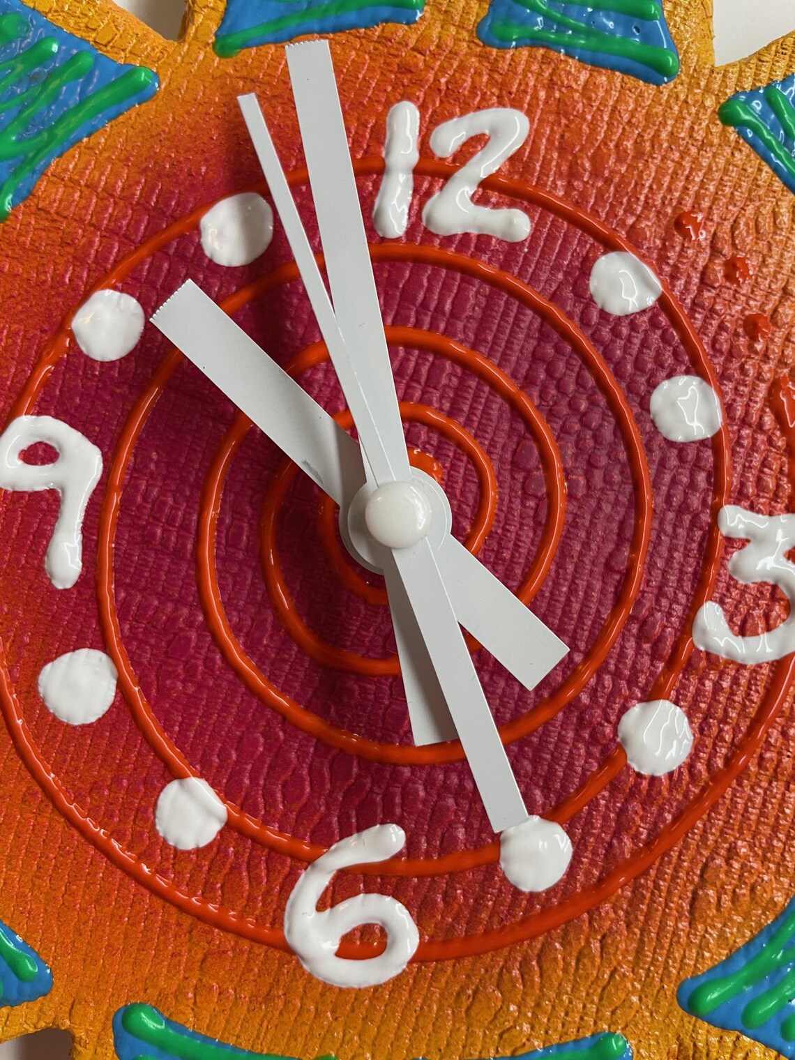 Here Comes the Sun Clock, Whimsical Sunshine Clock, Sun Clock, Wall Art ...