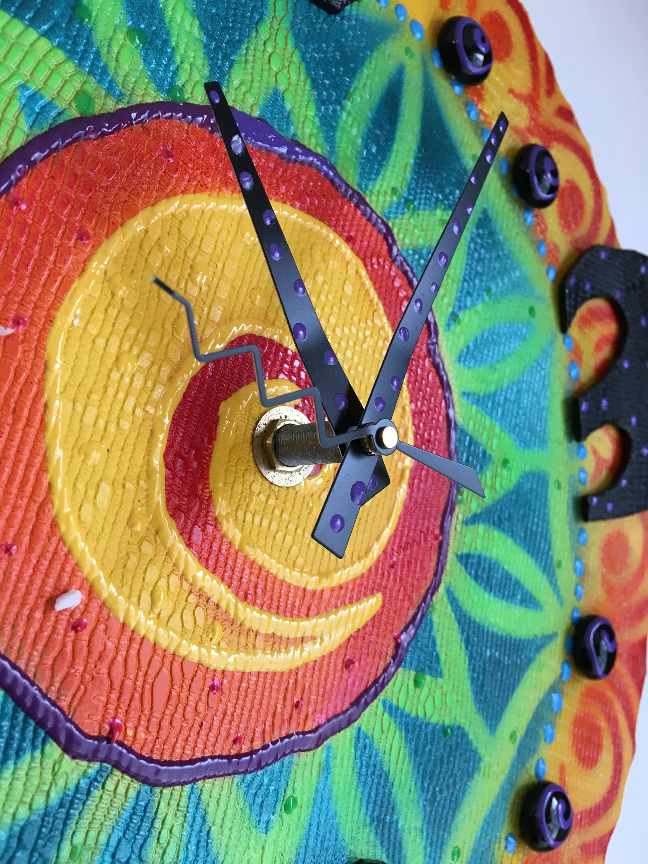 Cool Wall Clock Abstract At Stella Sexton Blog