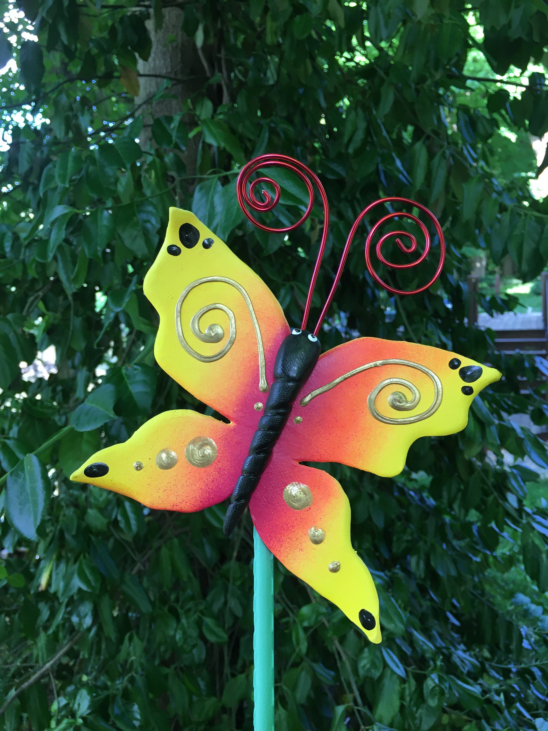 Butterfly Garden Stake, Garden Stakes,Potted plants, Great Gift,Lawn