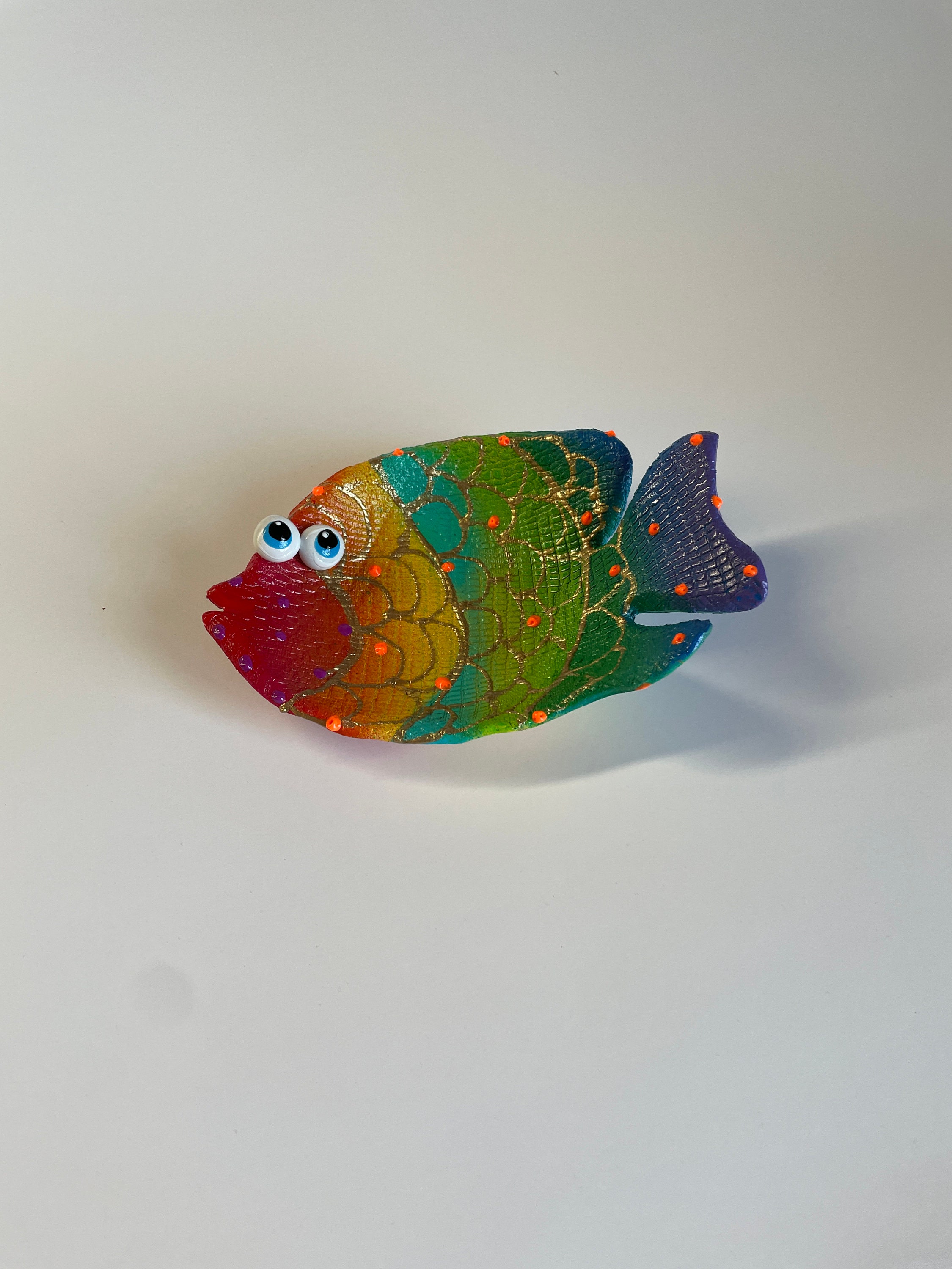 Fish Soap Dish Holder,Fish Bathroom Art,Fish Decor,Fish Beach Condo Art