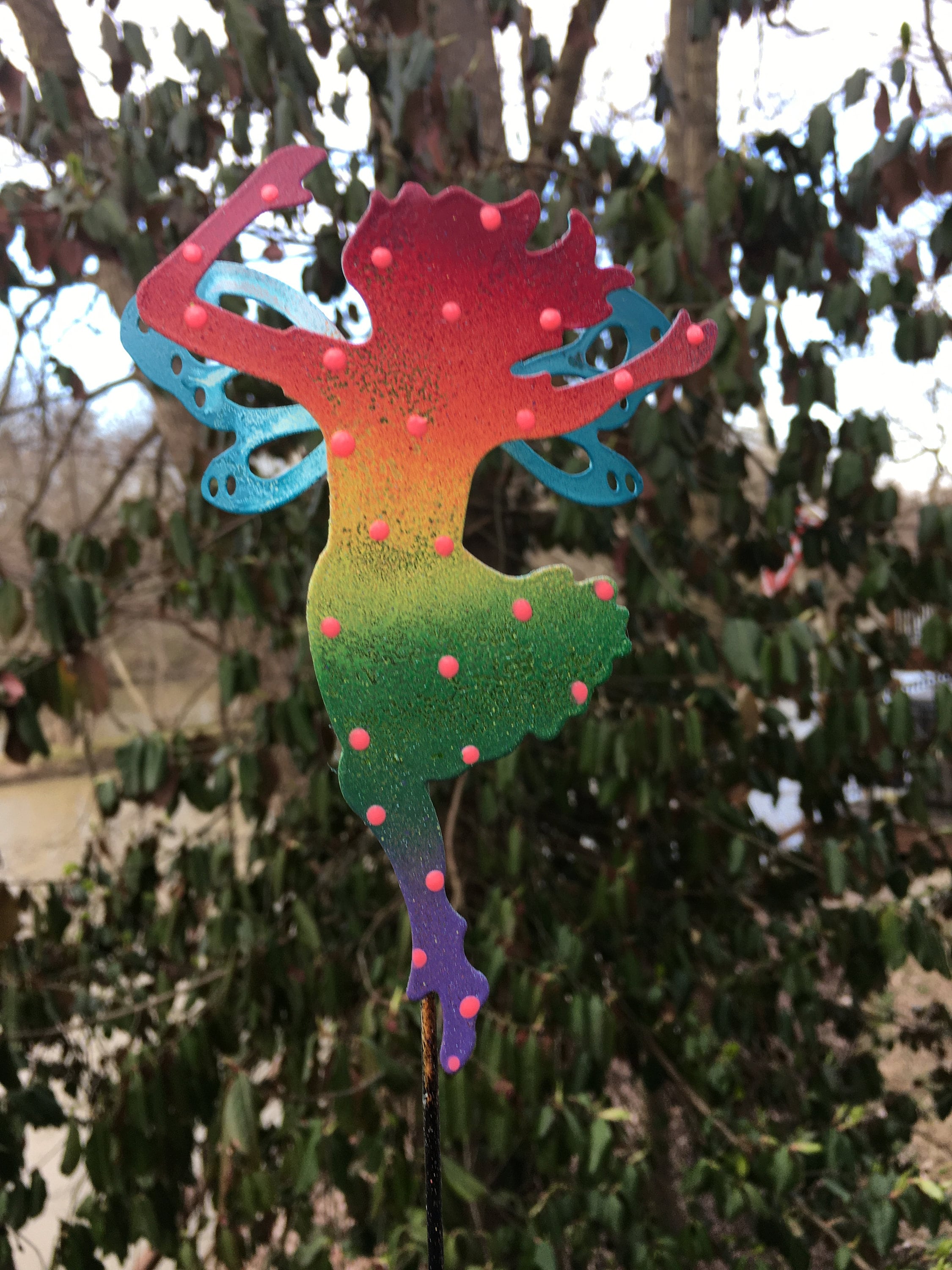 Metal Fairy Garden Stake,Garden Fairy Gifts, Garden Stake, Fairy Art, Fairies for the Garden