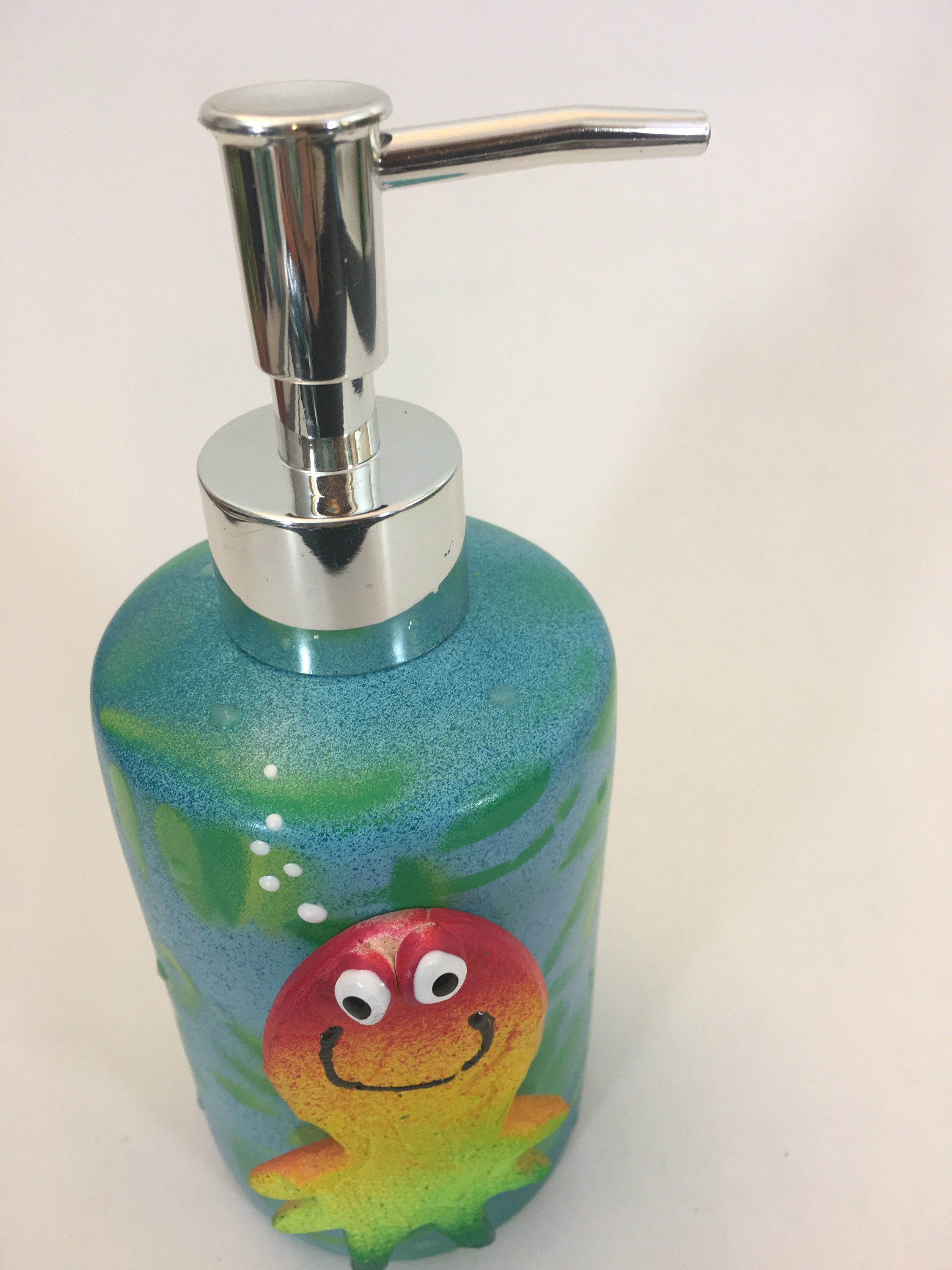 Ceramic Soap Dispenser, Beach Theme,Sea Life, Under the Sea