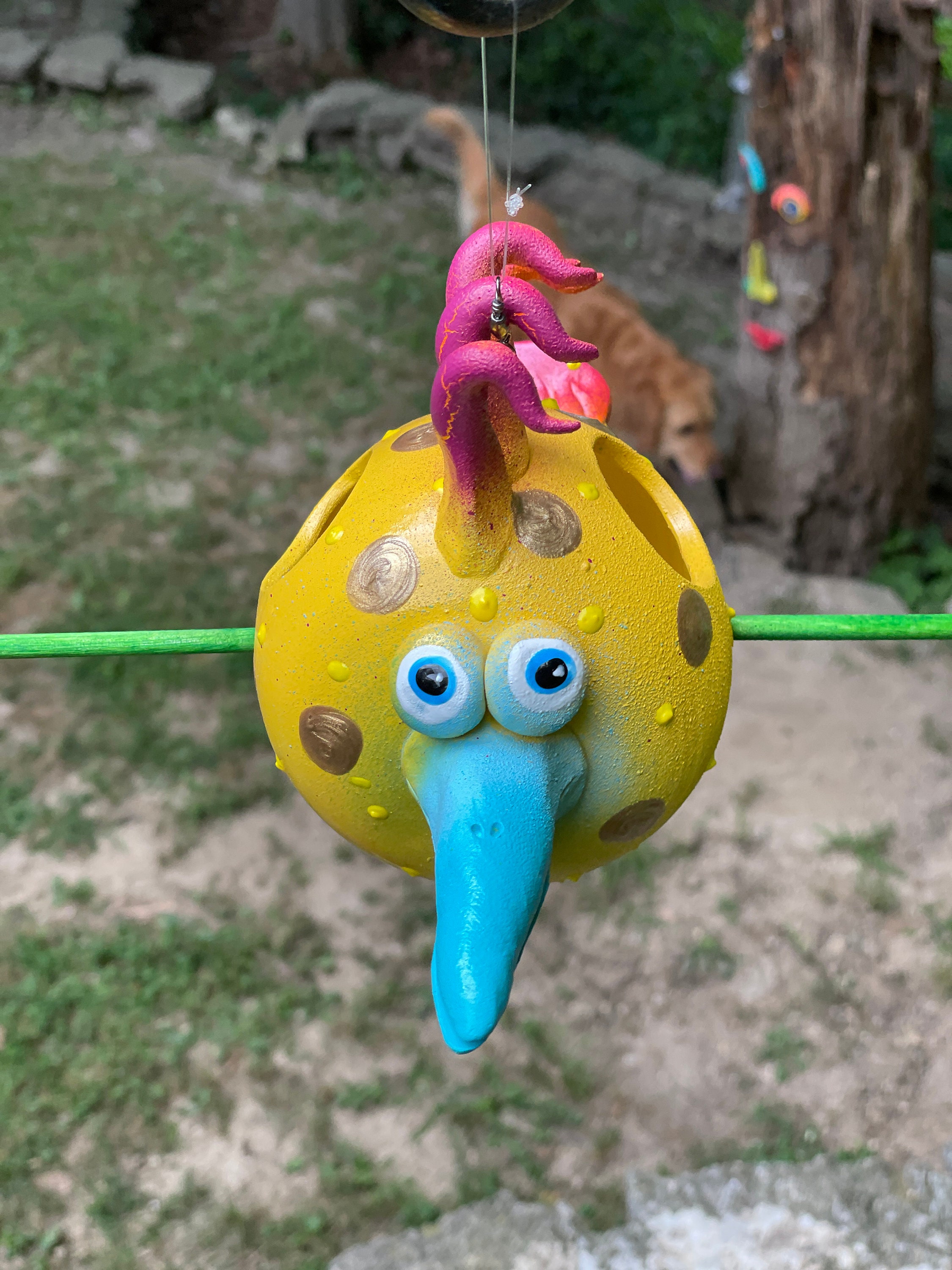 Birdfeeder Outdoor Bird Feeder Garden Decor Ceramic Bird Feeder