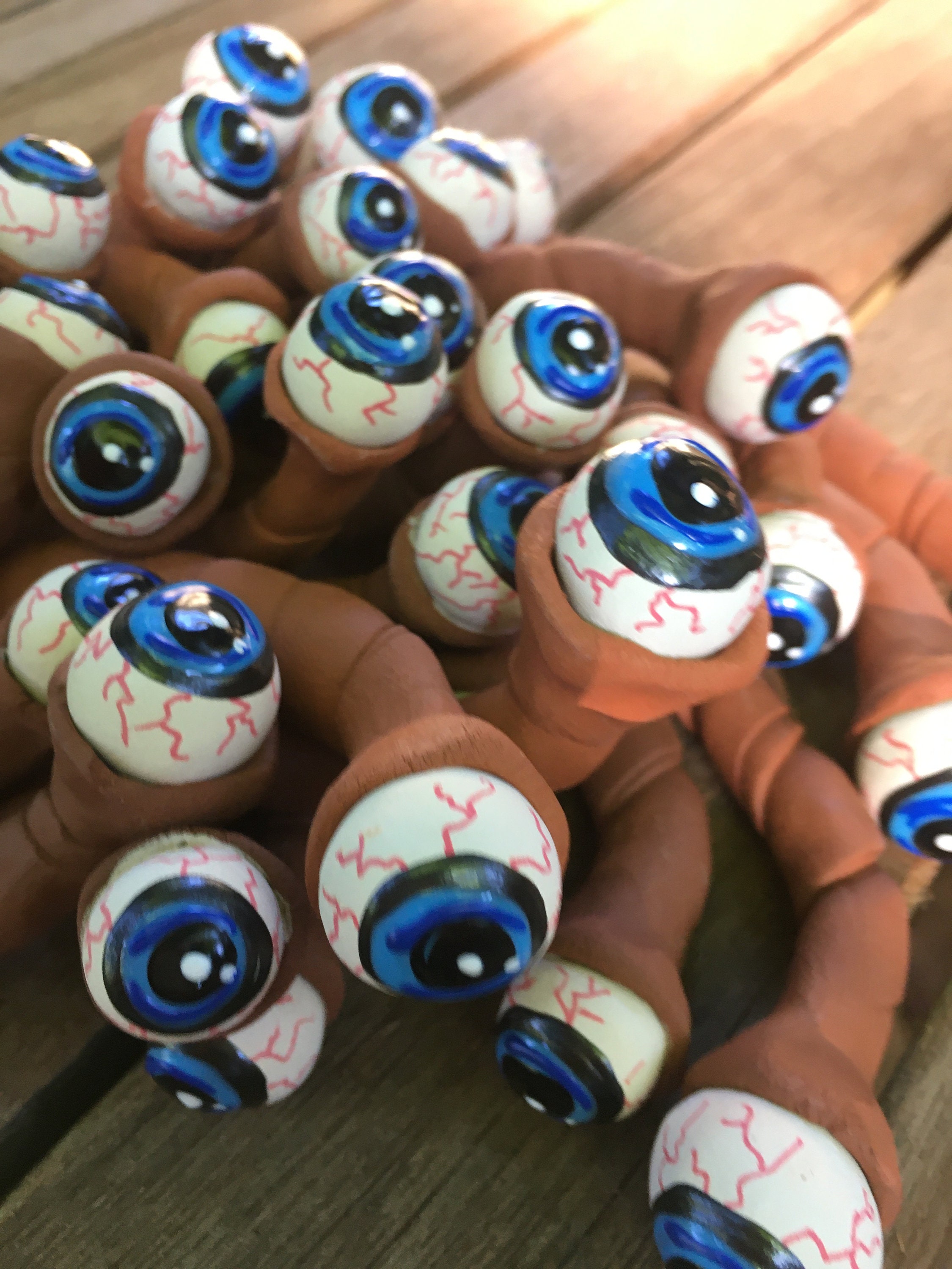 Halloween Eyeball Plant Markers Halloween Decoration Alien Eyeball Fall ...