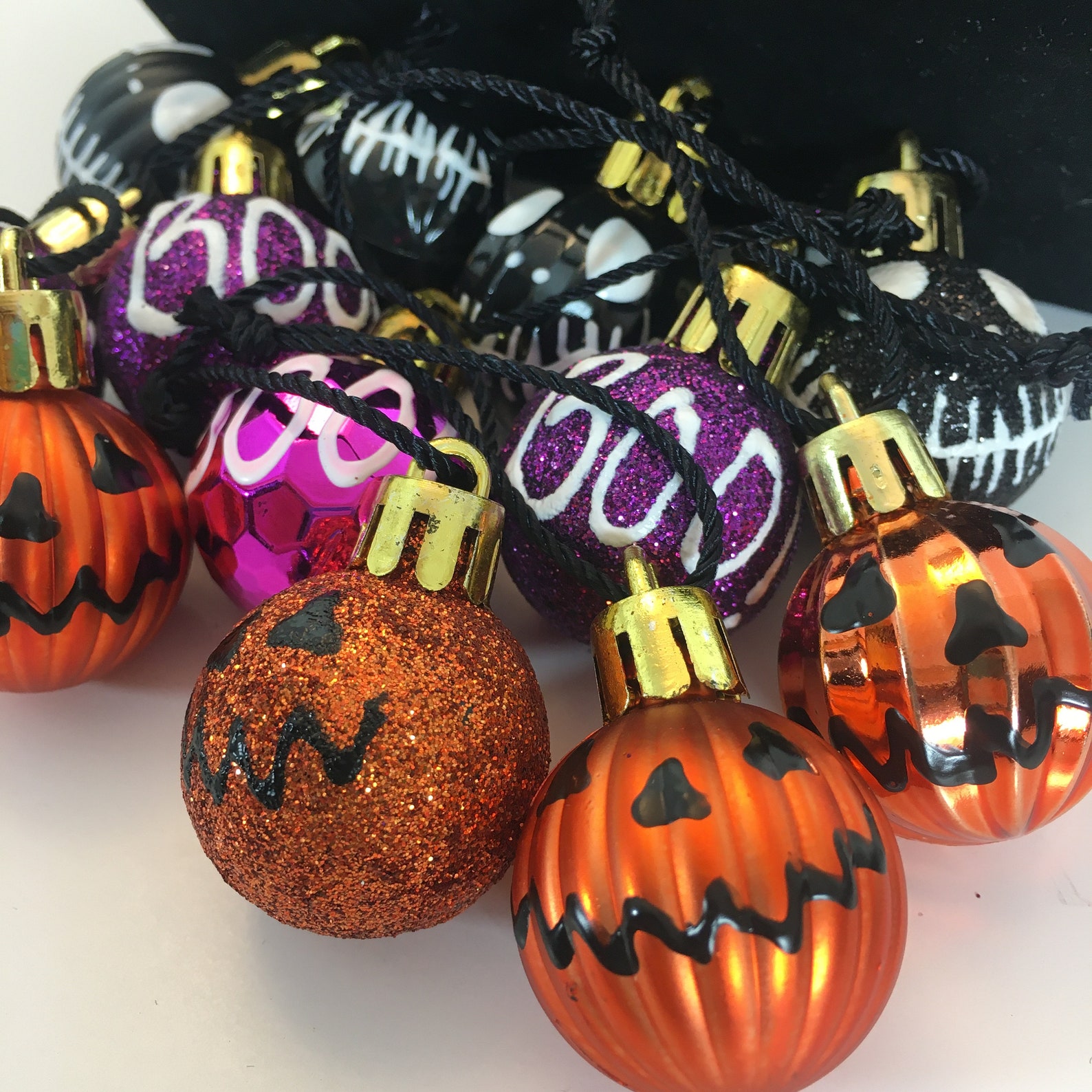 12 Halloween Ornaments spooky Home Decor Ornamentshalloween - Etsy