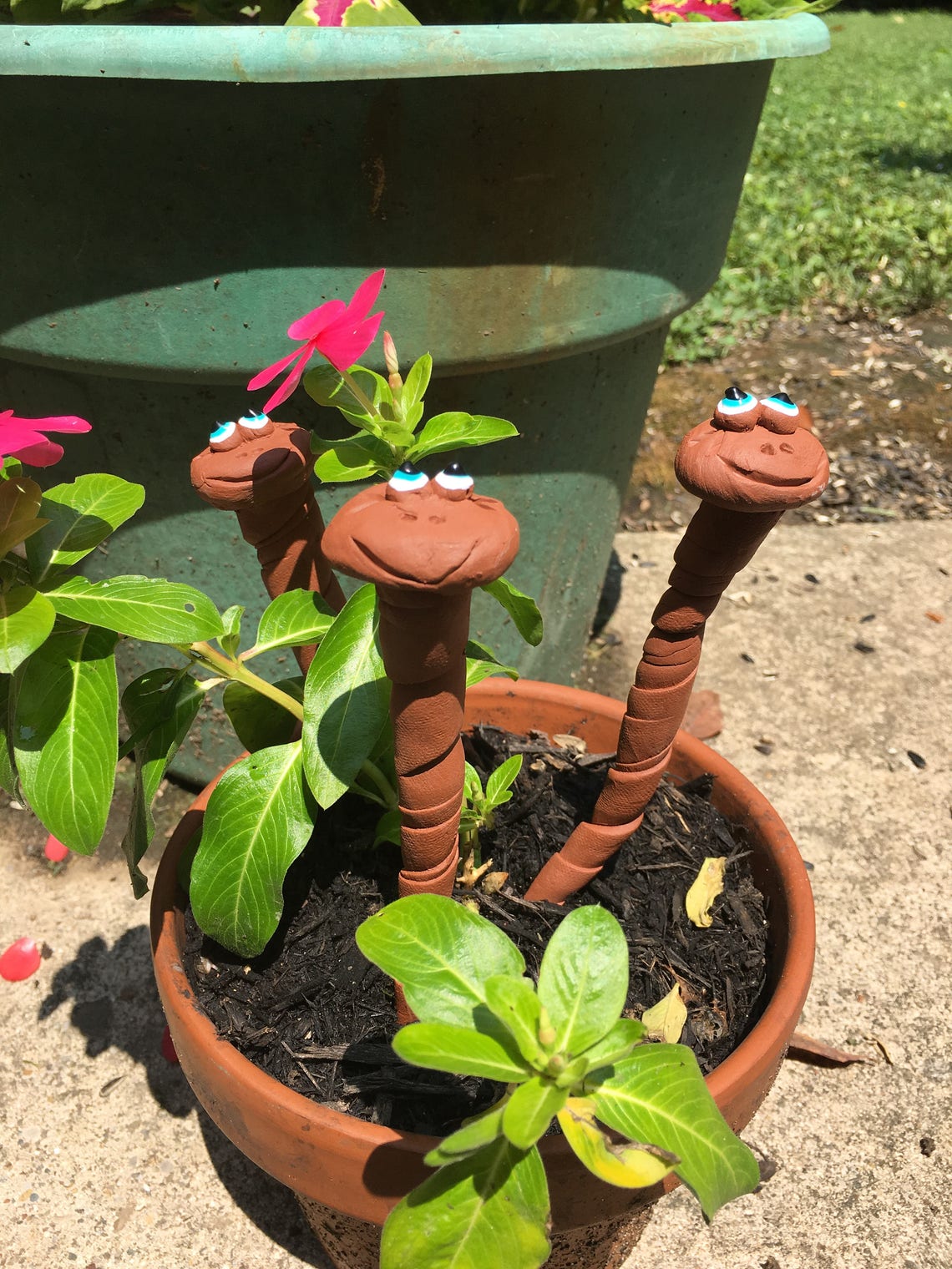Fee Garten Worms 3 Keramik Würmer für Ihren Garten oder Etsy