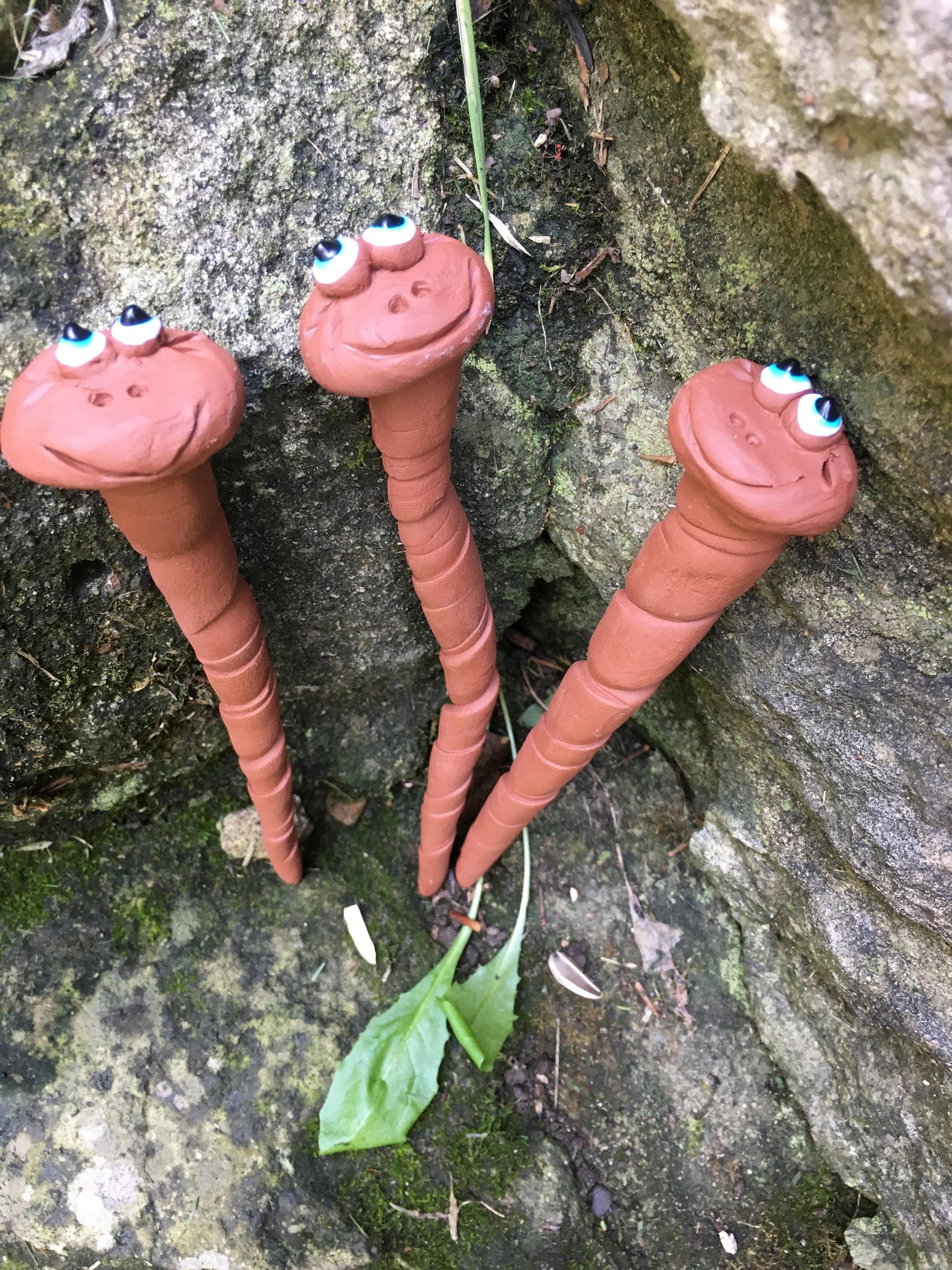 Fee Garten Worms 3 Keramik Würmer für Ihren Garten oder Etsy