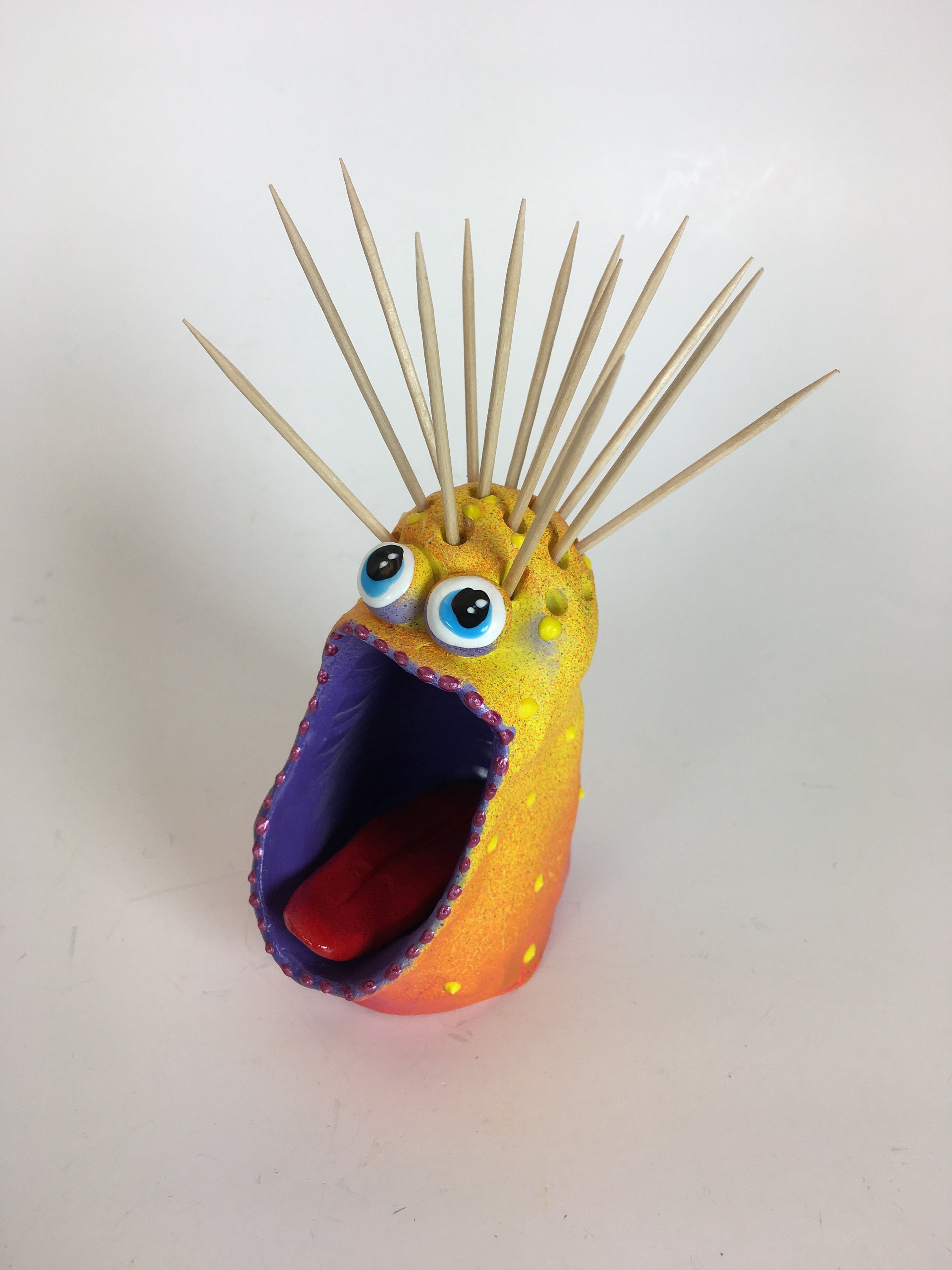 Toothpick Holder, Alien Head toothpick holder, Toothpick Dispencer,Kitchen table decor