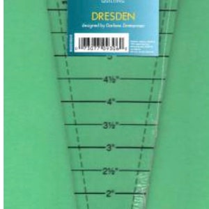 Easy Dresden Ruler by Darlene Zimmerman. - Etsy