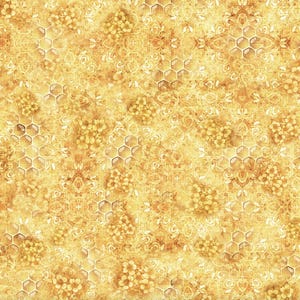 Queen Bee fabric called &quot;butter&quot; Coordinates with the Queen Bee panel.