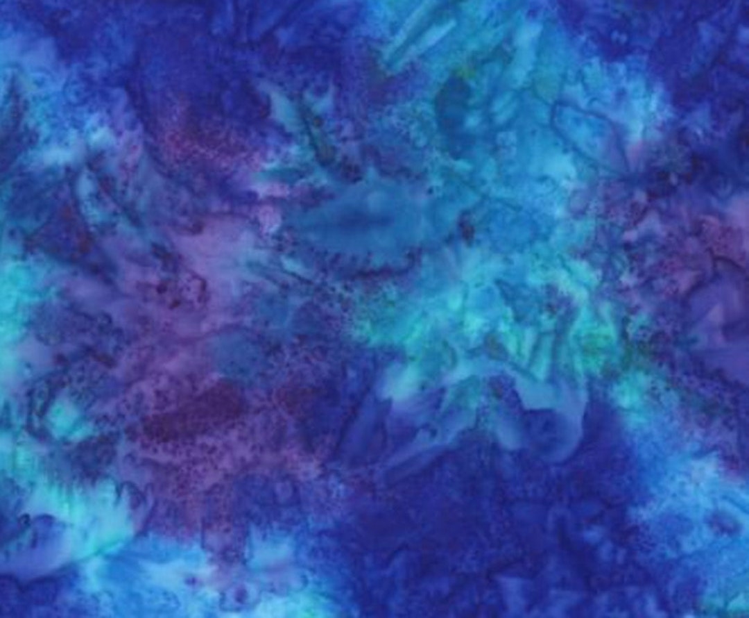 A Pretty Jewel Batik From Kaufman Fabrics and Lunn Studios. Etsy