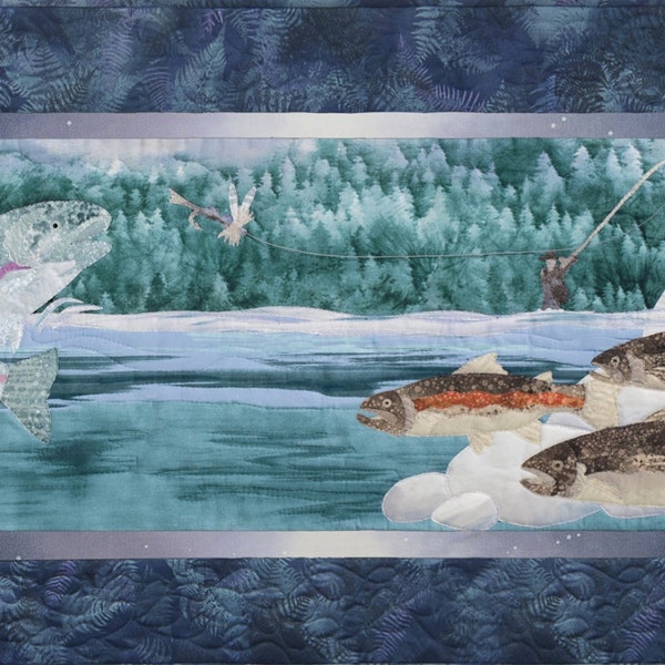 Rainbow Fish Quilt Pattern Etsy