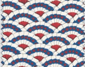 ON SALE  ---Patriotic fabric by Deb Strain for Moda.  "America the Beautiful" line.