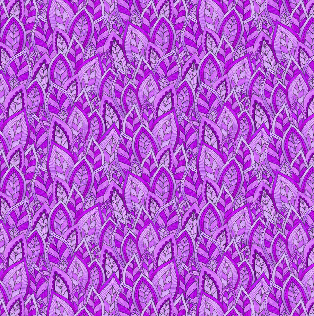 A Lovely Purple With Packed Leaves. Part of the rainbow Etsy