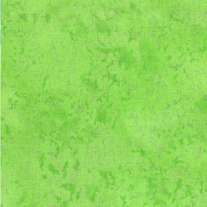 Lime green Fairy Frost by Michael Miller Fabrics. Sprinkled with glitter.