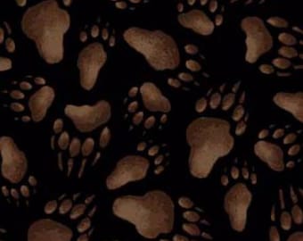 Bear paw prints from Elizabeth's Studio's Wildlife Series.